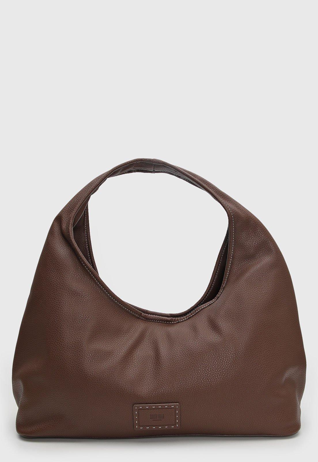 Bolsa Grande Feminina Santa Lolla Estruturada Marrom