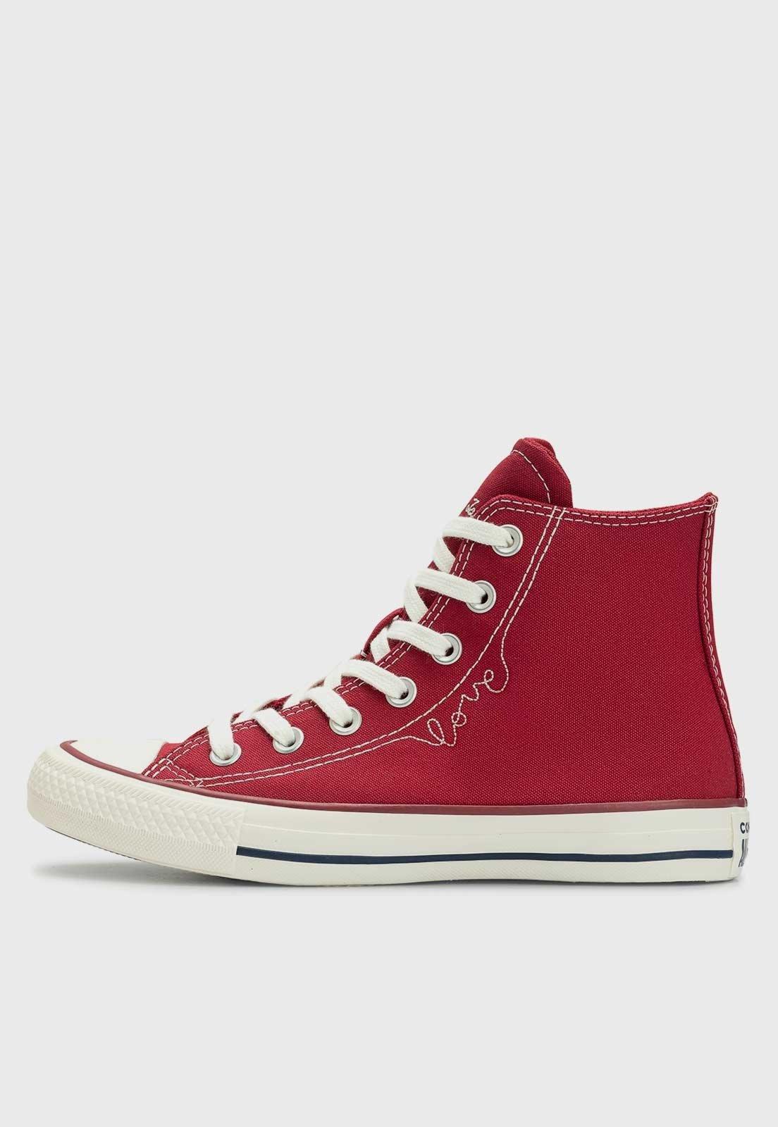 Tênis Feminino Converse Chuck Taylor All Star Vermelho