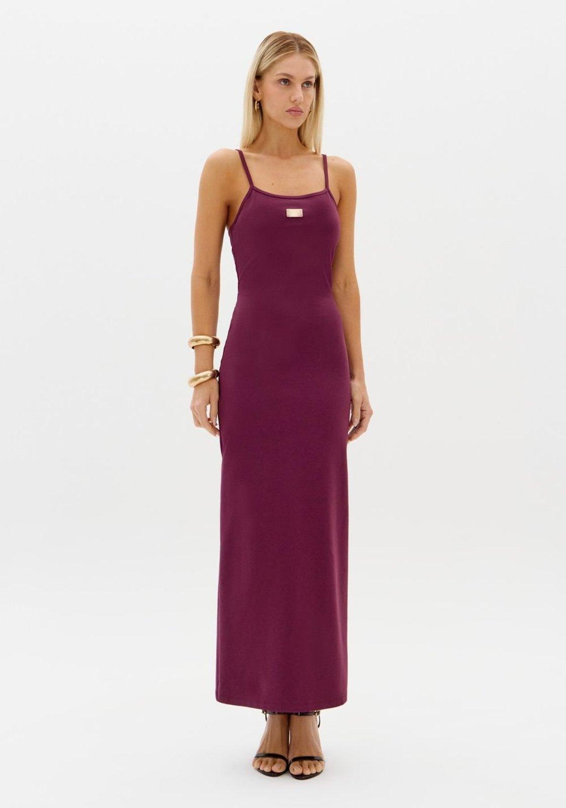 Vestido Super Midi De Alças Lança Perfume