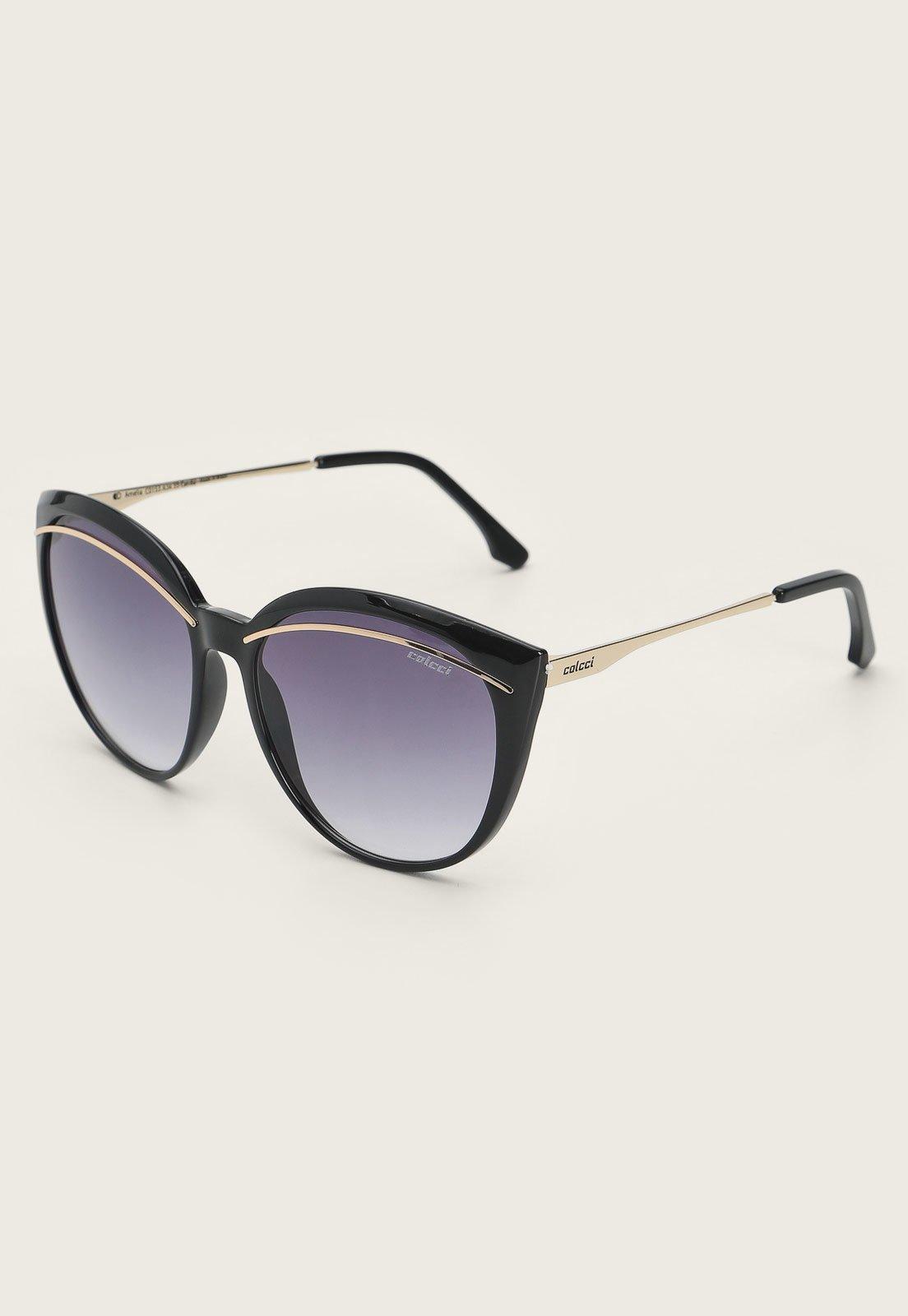 Óculos de Sol Feminino Colcci Gatinho Preto
