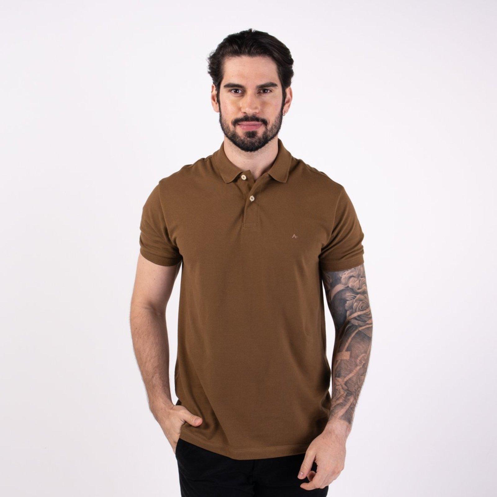Camisa Polo Aramis Básica Marrom