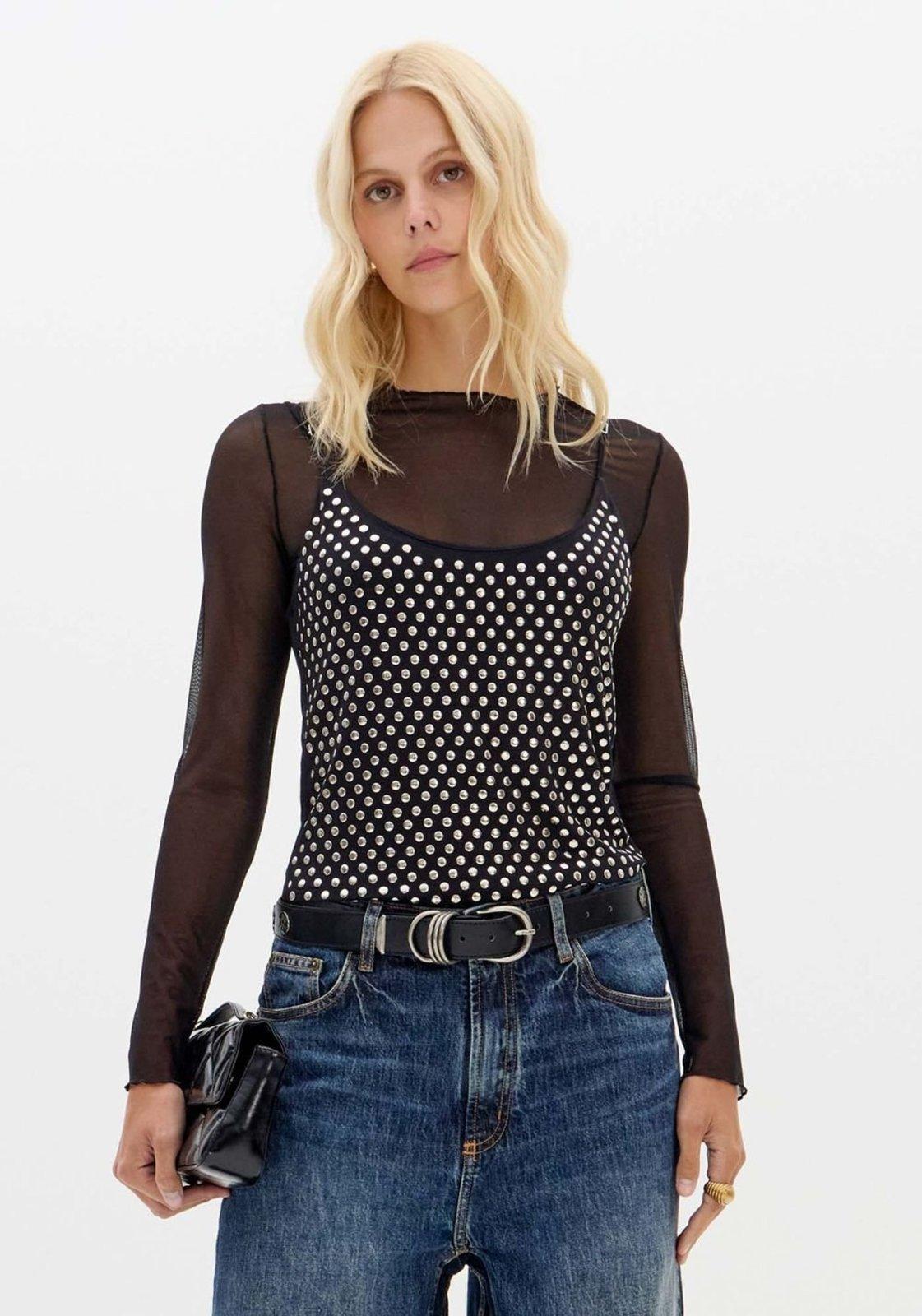 Blusa De Alças Com Aplicação Lança Perfume