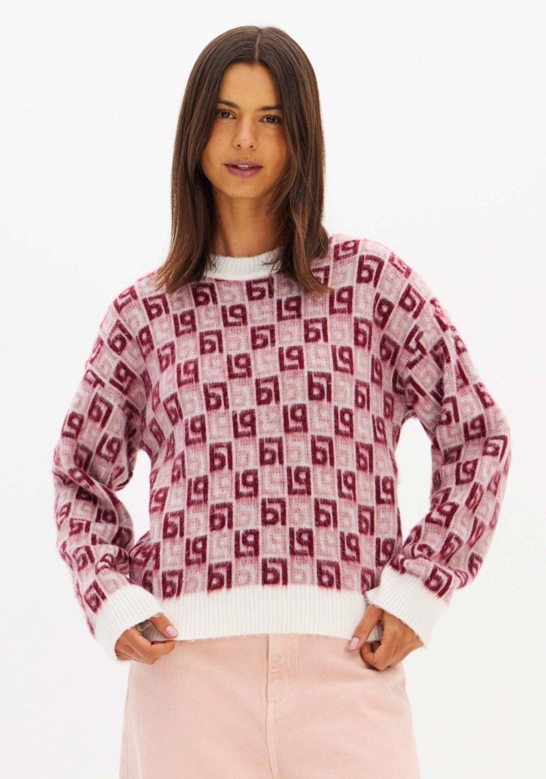 Blusa De Tricô Manga Longa Signature Lança Perfume