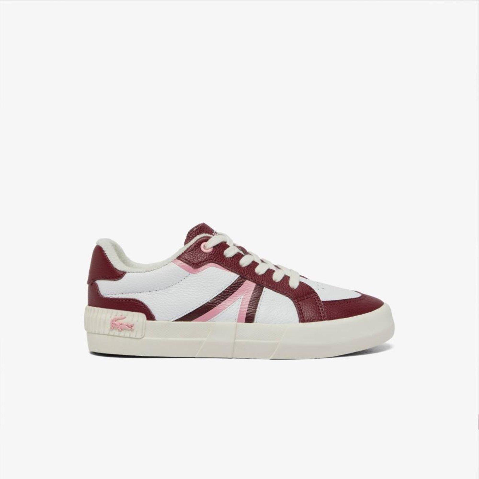 Tênis Lacoste Feminino L004 de Couro Vinho