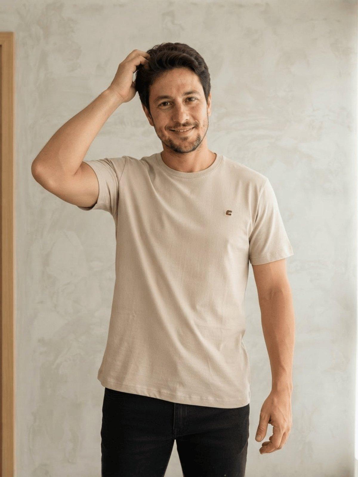 Camiseta Masculina Logo C Colcci