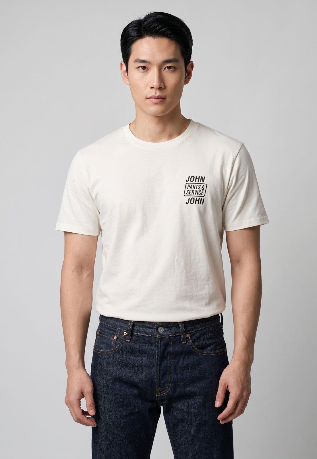 Camiseta Masculina John John Parts And Service Branca