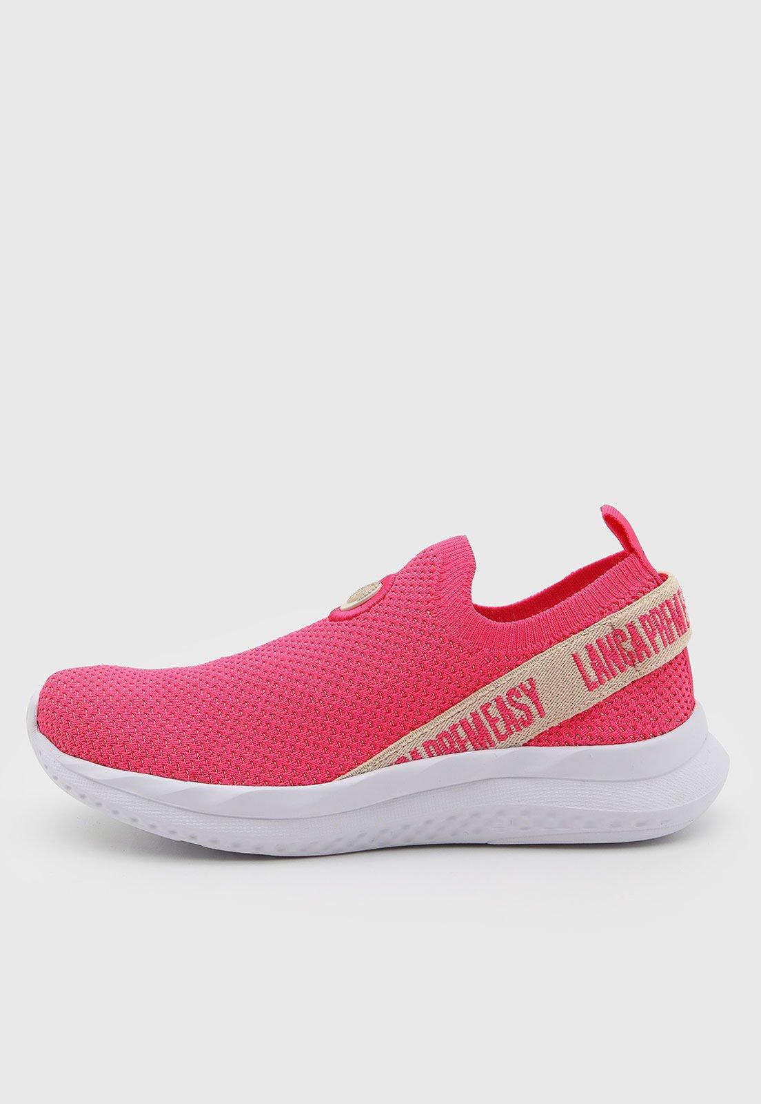 Tênis Feminino Lança Perfume Slip On Rosa