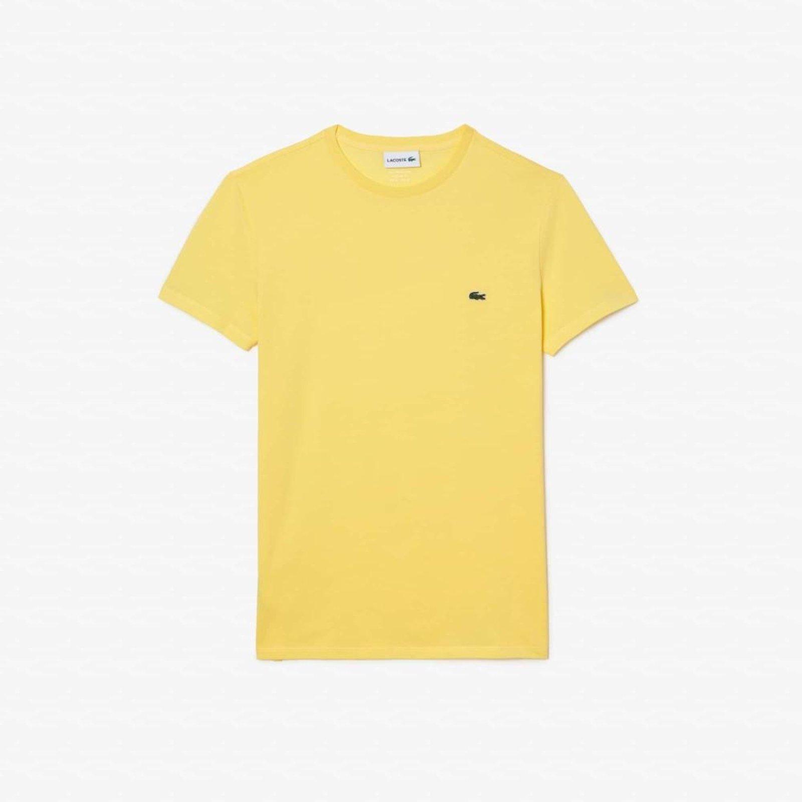 Camiseta de Algodão Pima Amarelo