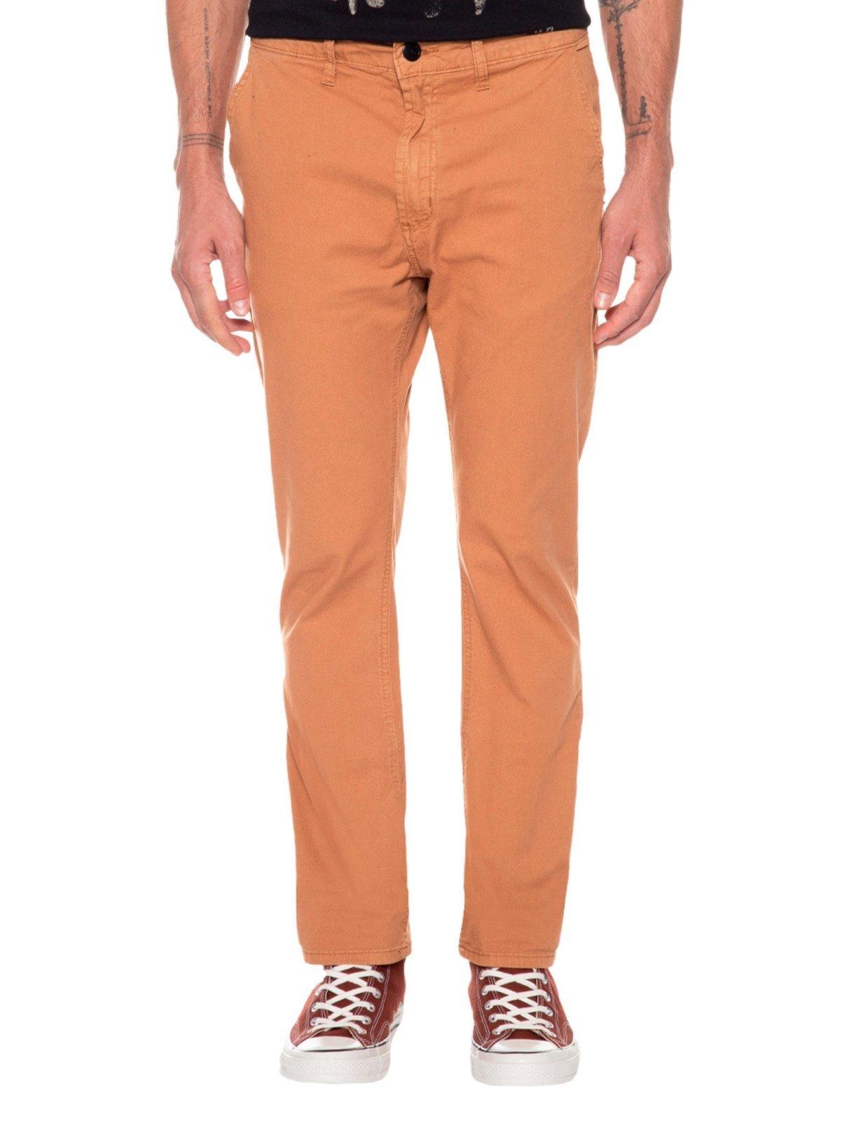 Calça John John Sarja Masculina Slim Alasca Marrom Claro