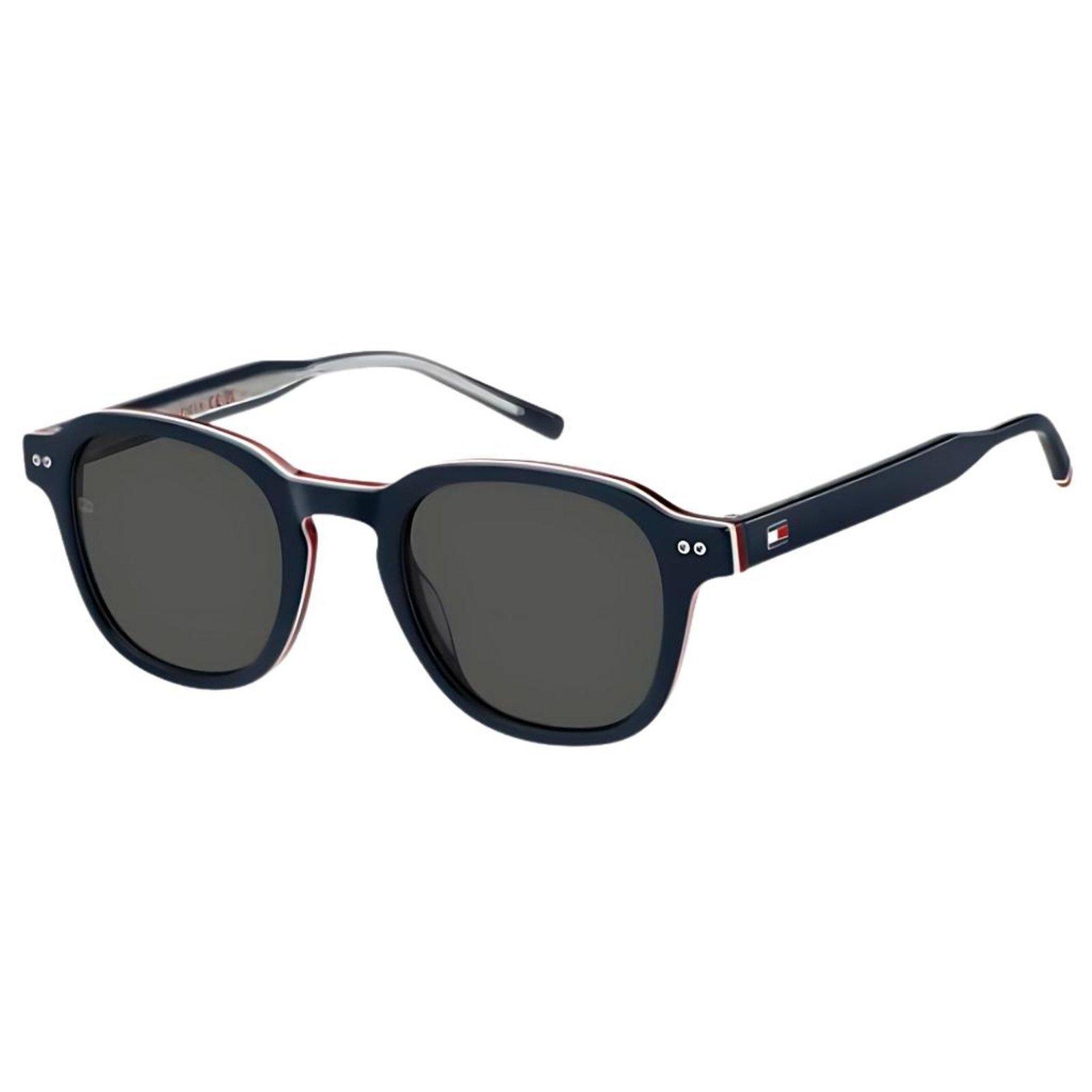 Óculos de Sol Tommy Hilfiger 2185/S Azul Marinho Lente Cinza