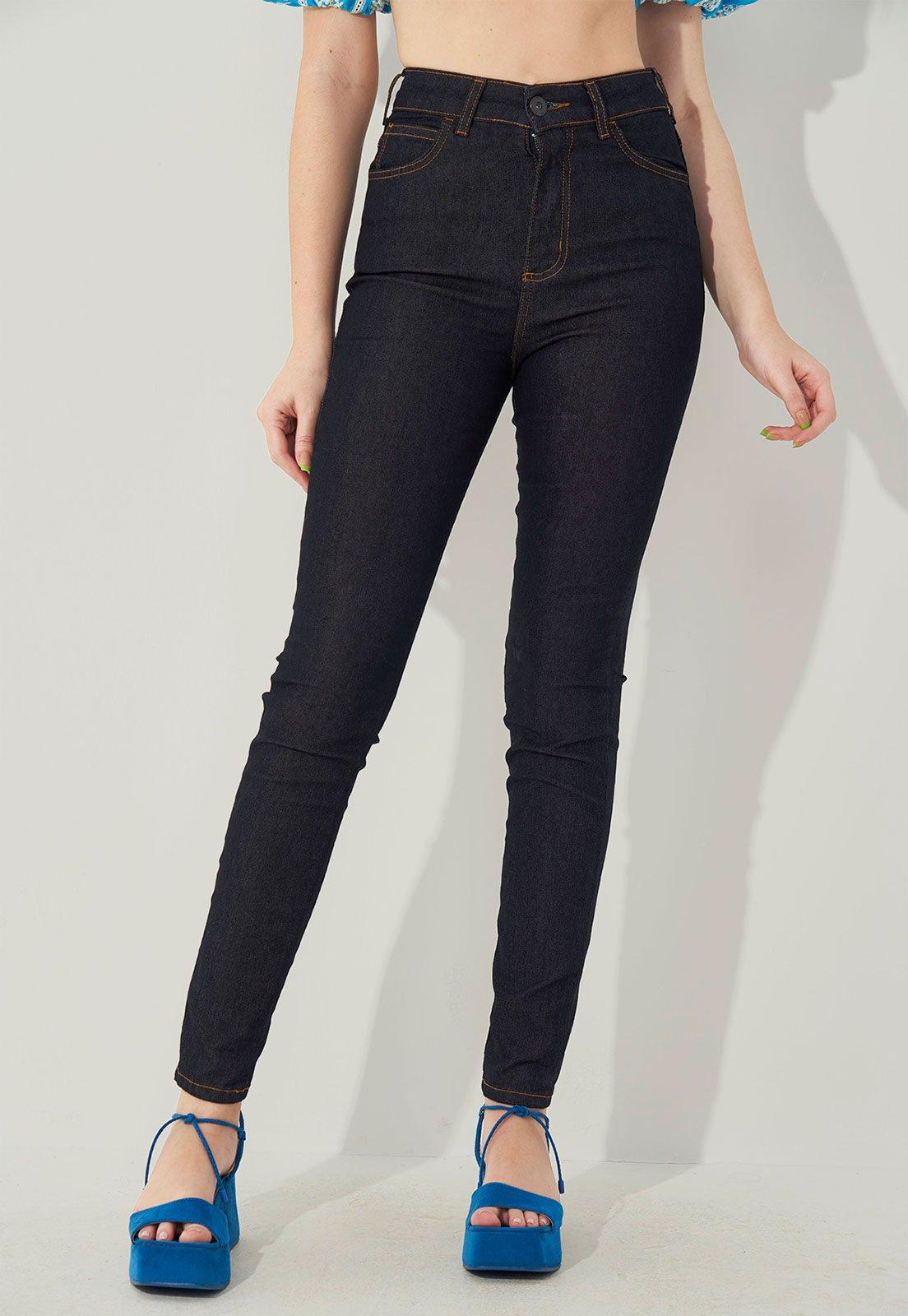 Calça Jeans Feminina Colcci Skinny Karen Azul-Marinho