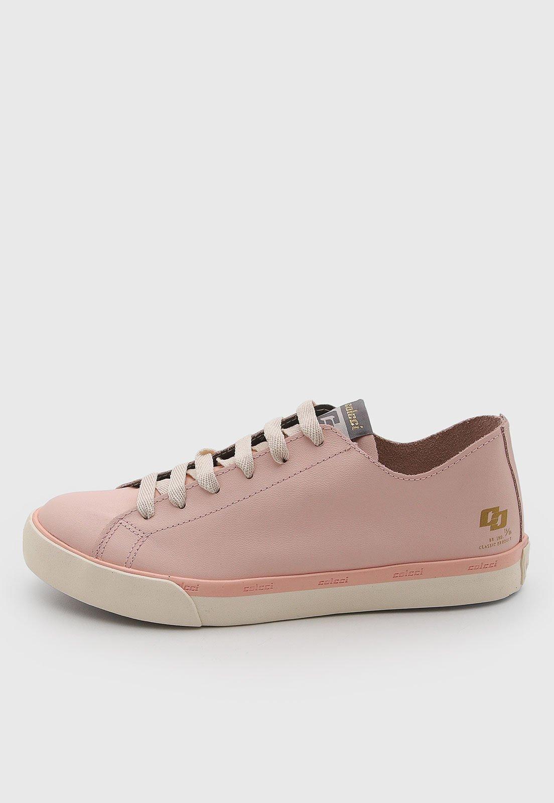 Tênis Feminino Colcci Couro Rosa