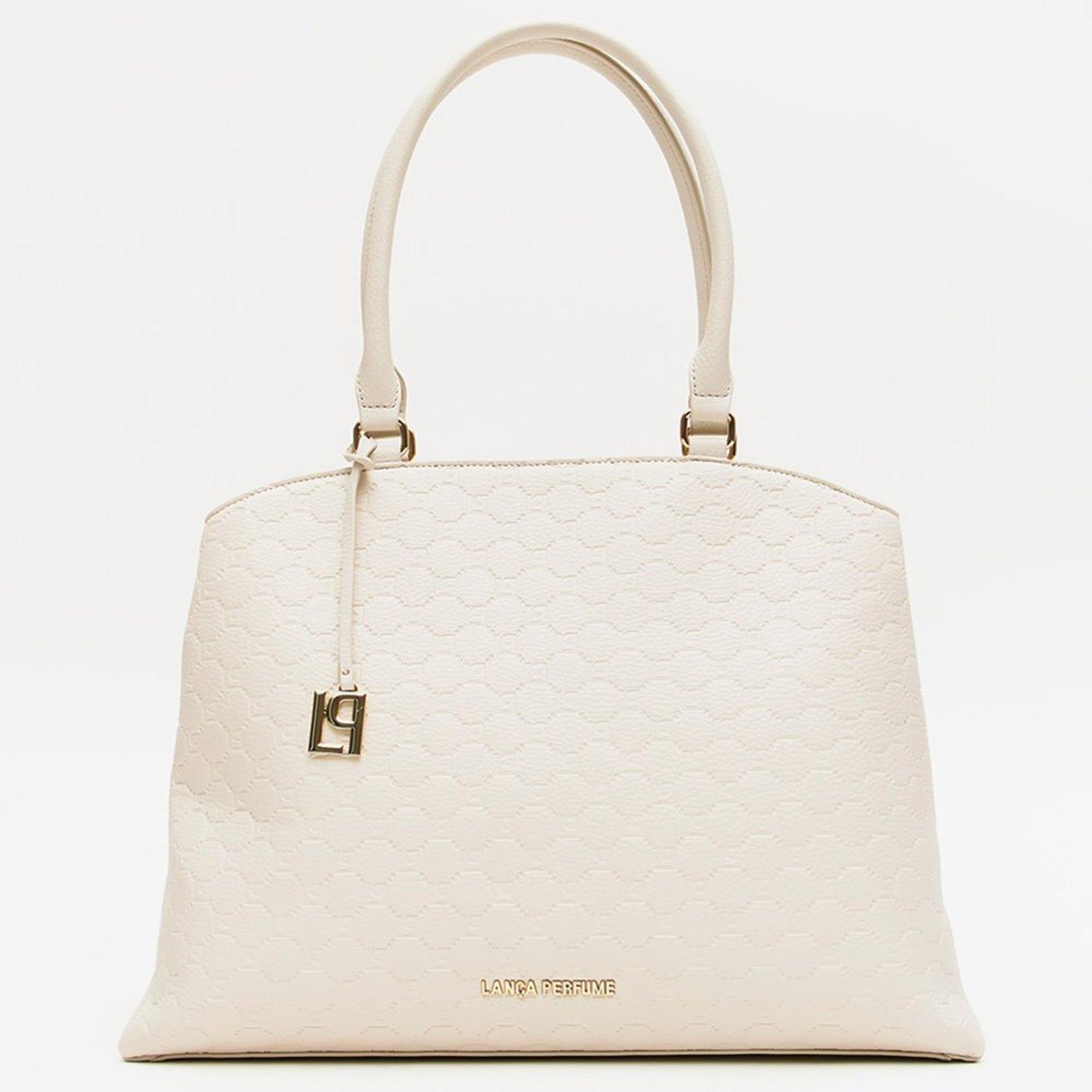 Bolsa Shopping Lança Perfume Pingent In26 Off White Feminino
