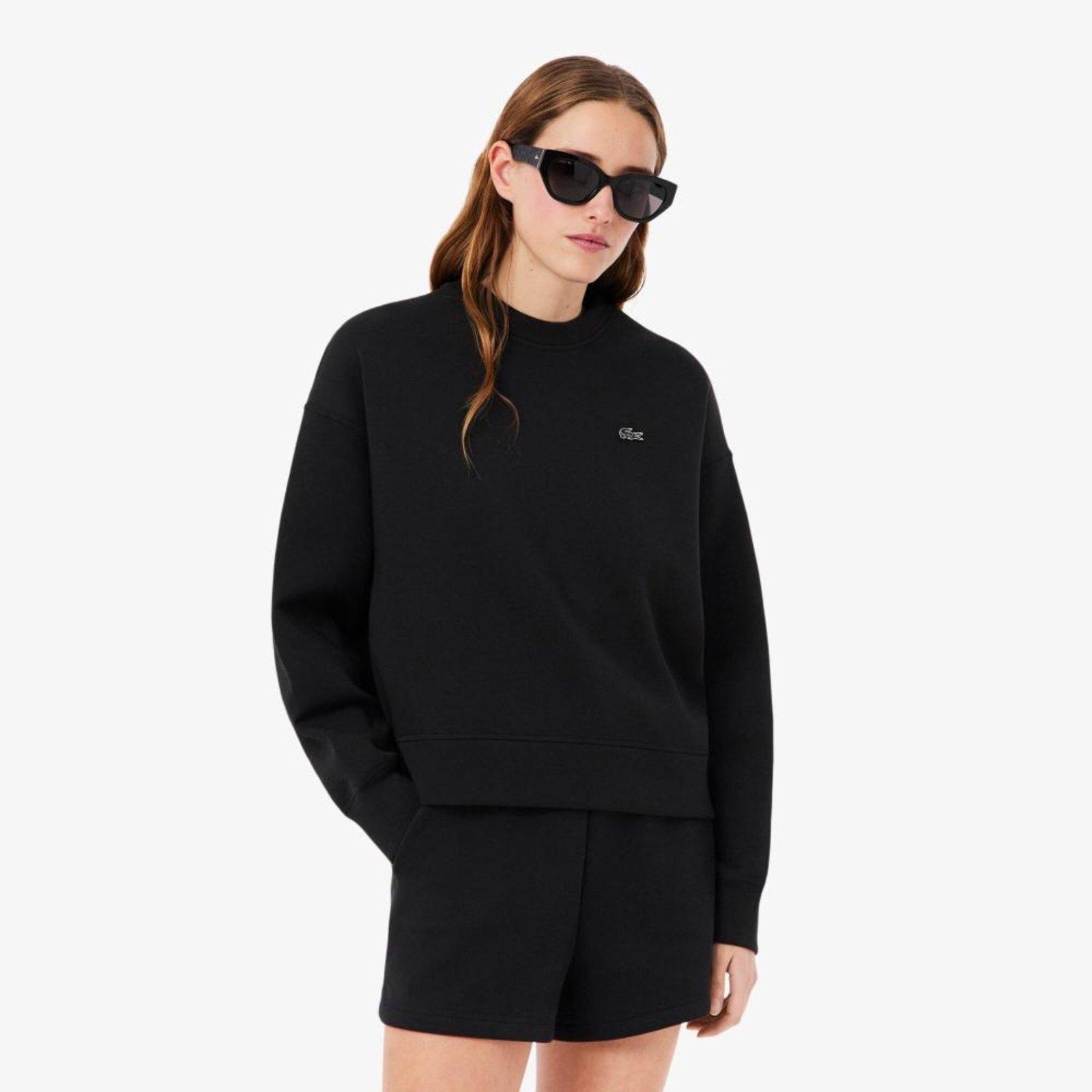 Moletom Oversized em Malha Double Face Preto - 32 Preto
