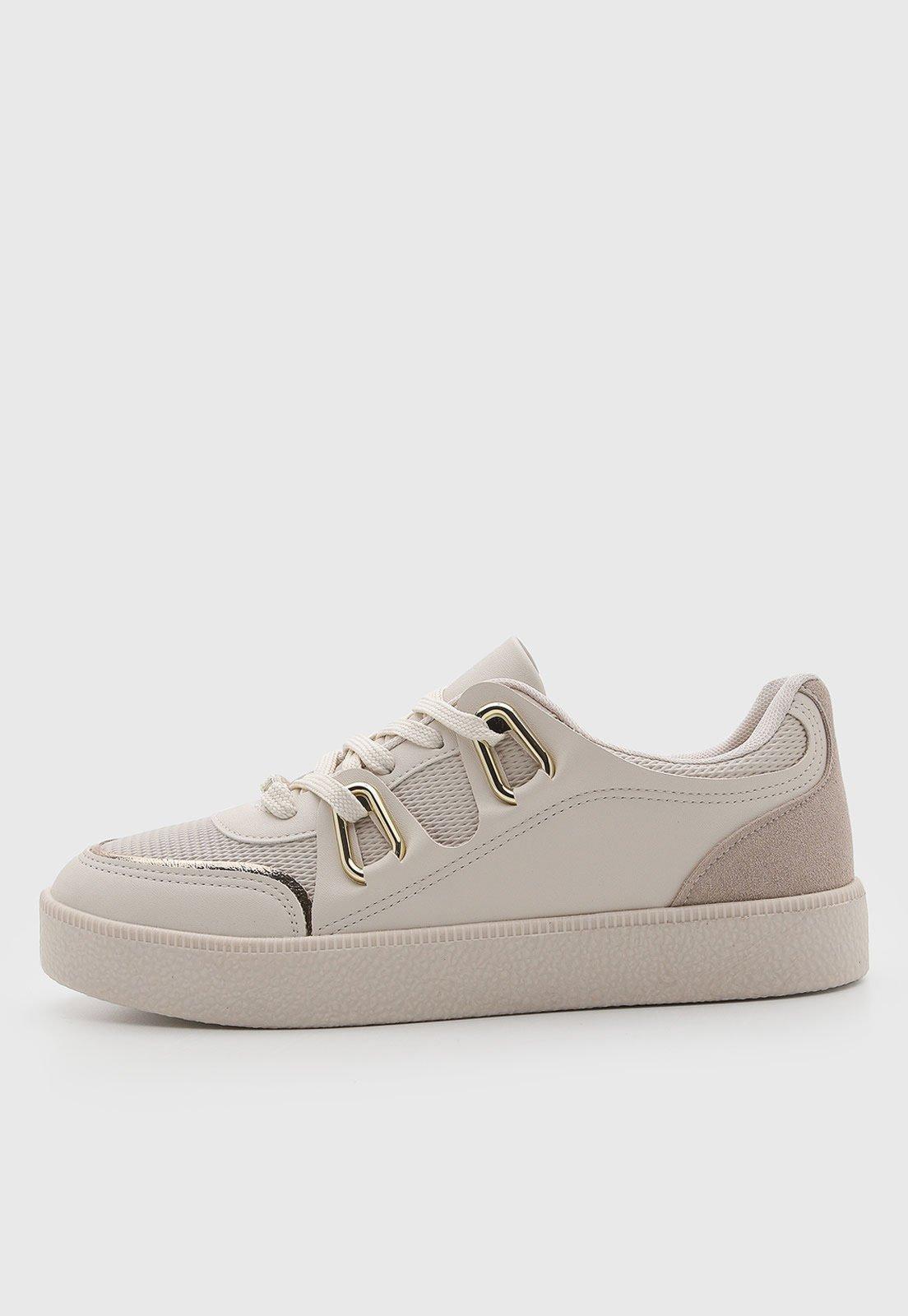 Tênis Feminino Vizzano Metal Branco