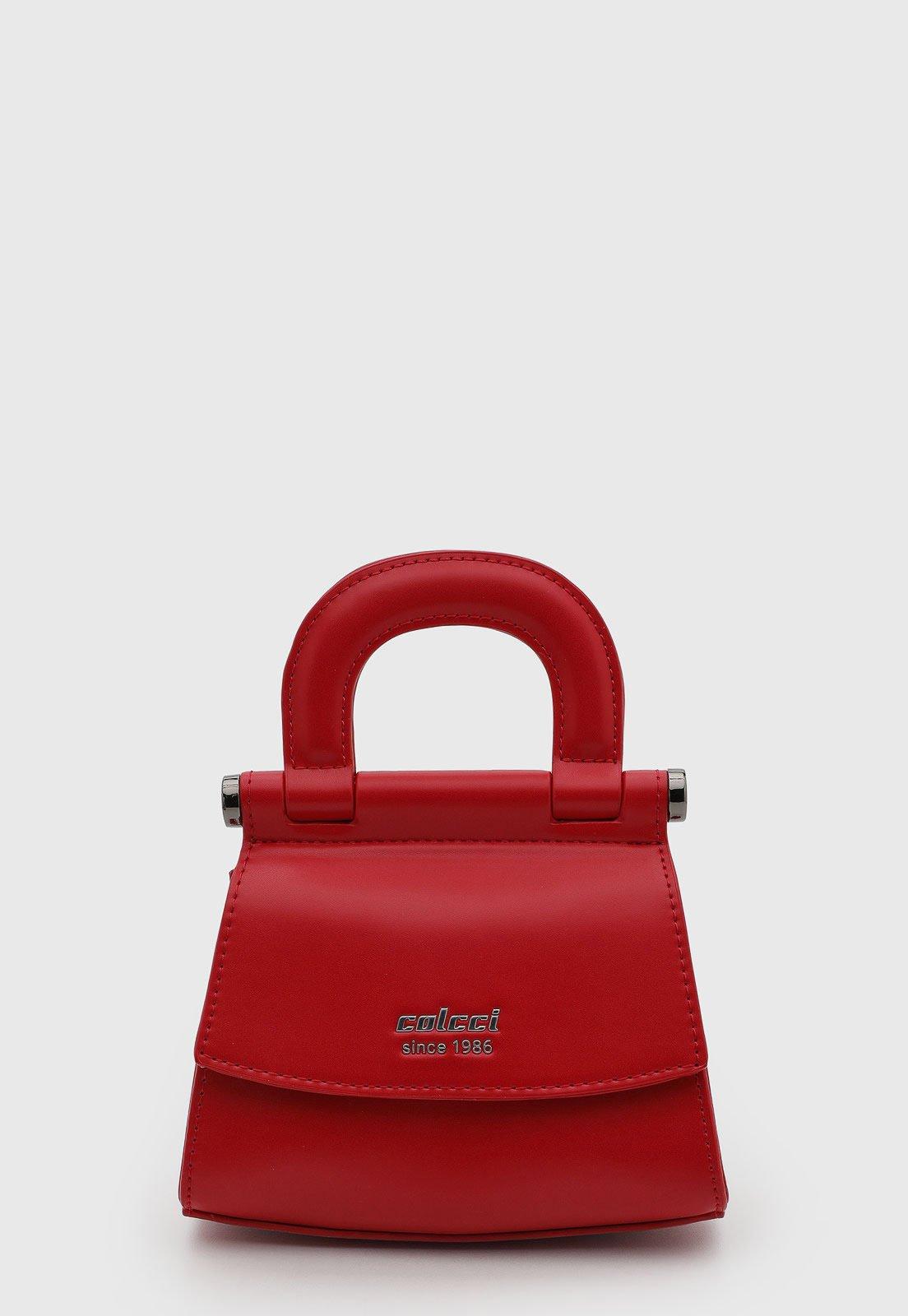Bolsa Feminina Colcci Estruturada Vermelha