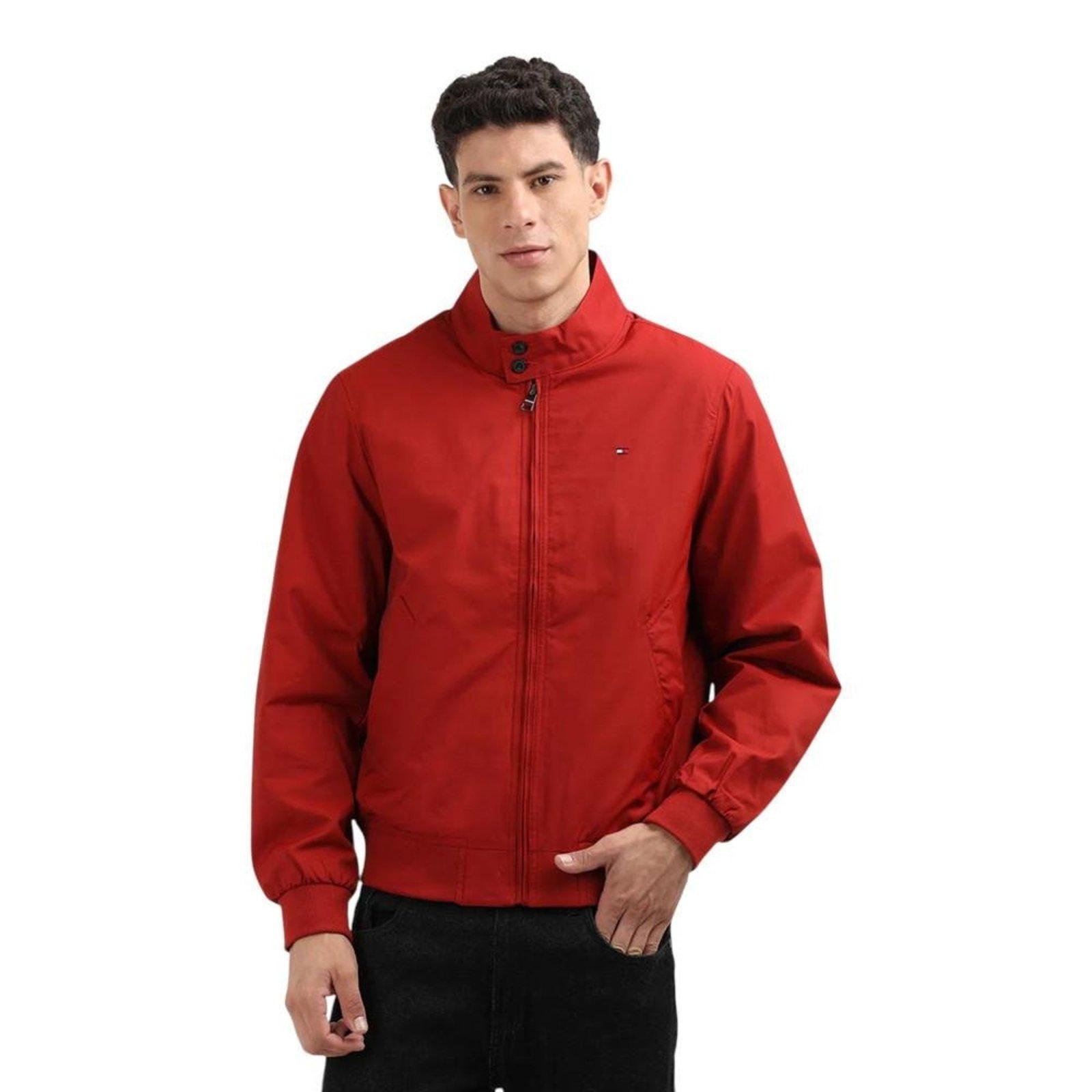 Jaqueta Tommy Hilfiger Classic Harrington Masculino Vermelho