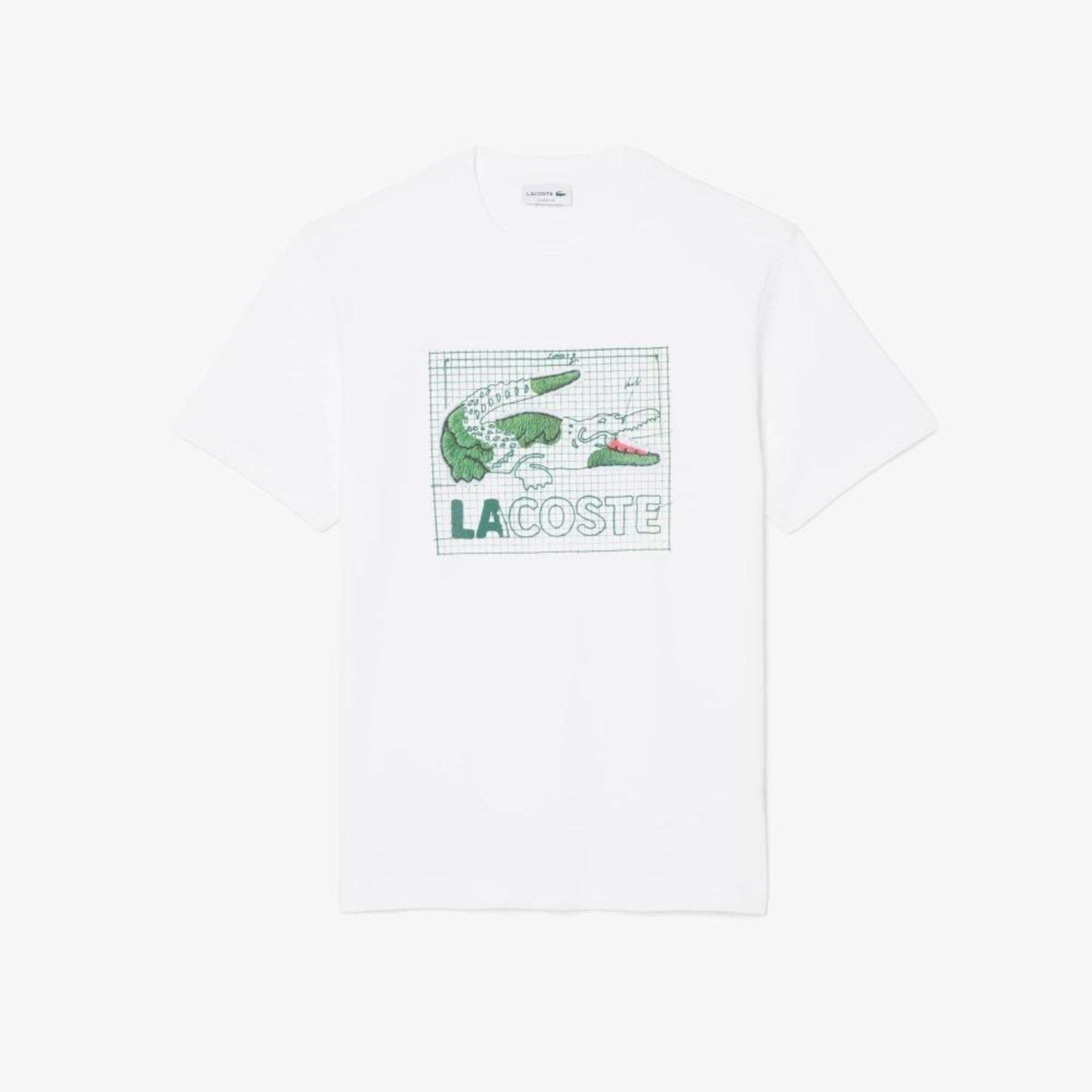 Camiseta de Algodão Estampada Branco - 3GG Branco