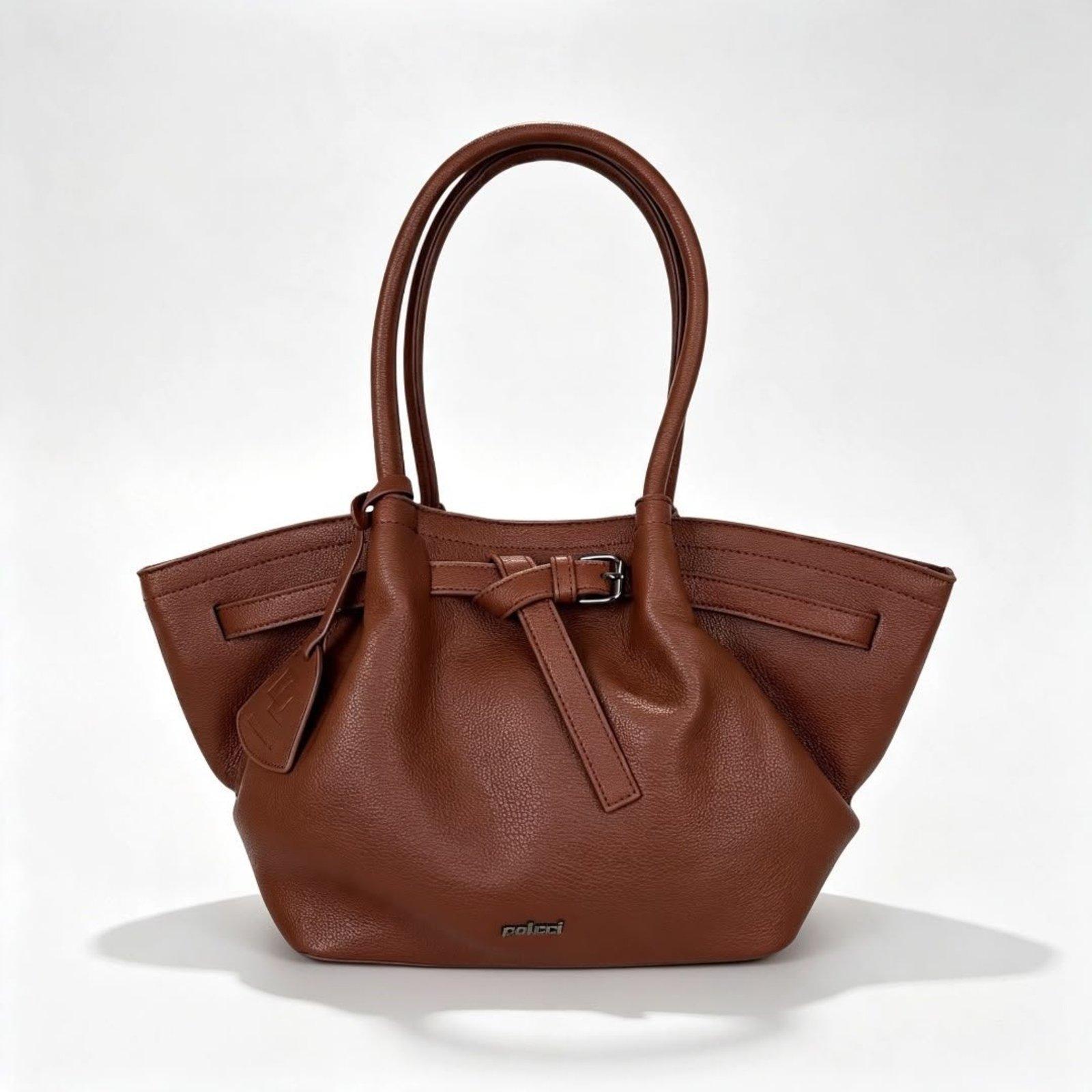 Bolsa Colcci Feminina Tote Fold Colcci Marrom Drome