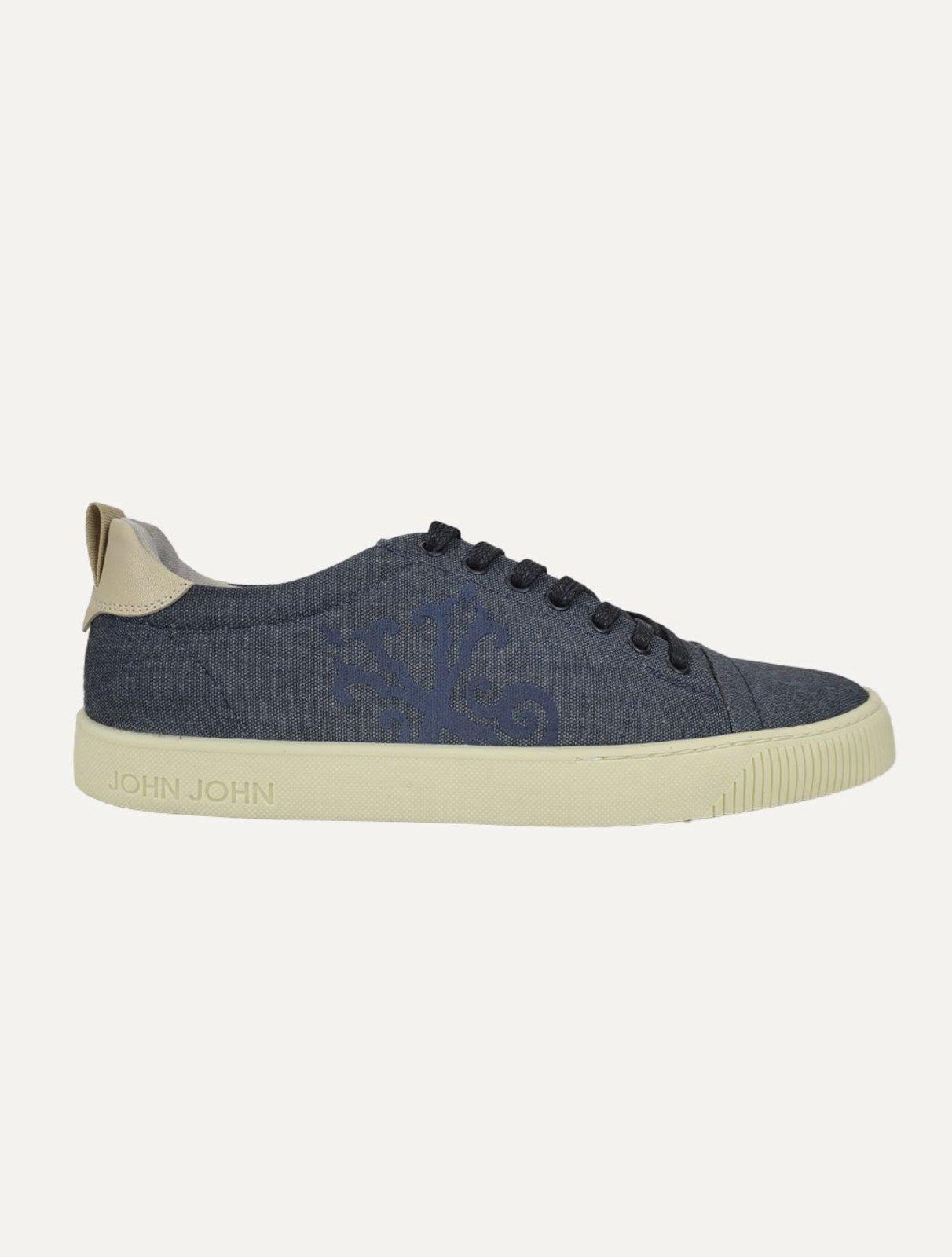 Tênis John John Masculino London Canvas Azul Mescla