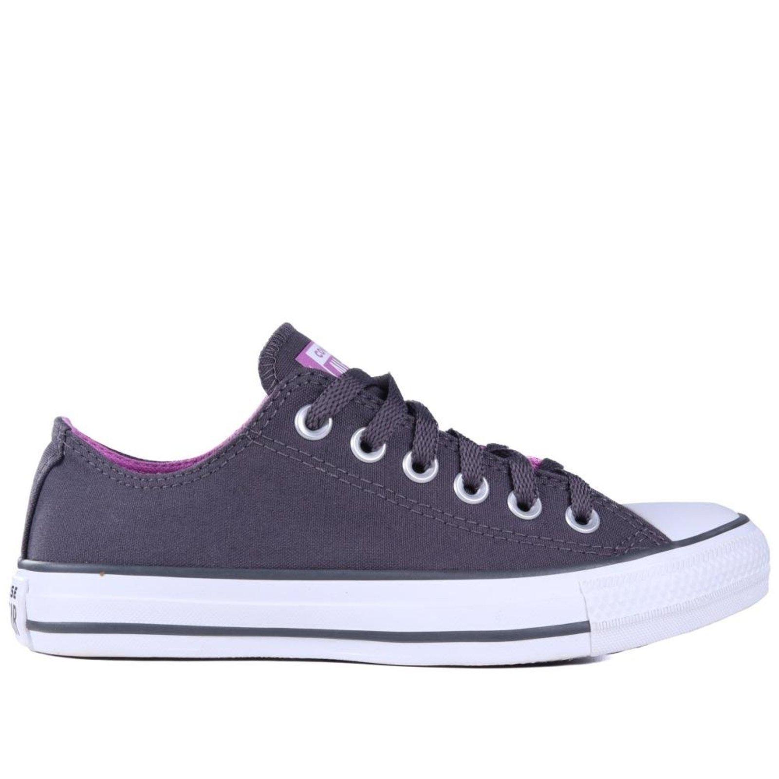 Tênis Feminino Chuck Taylor com Cadarço Converse Ct30140007 Cinza Incolor