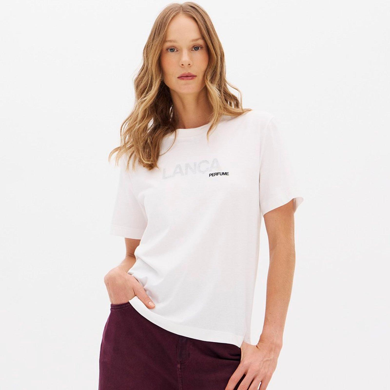 Camiseta Lança Perfume Regular In26 Off White Feminino