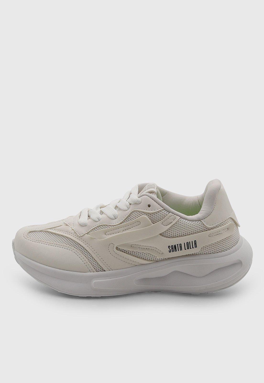 Tênis Feminino Santa Lolla Cadarço Branco