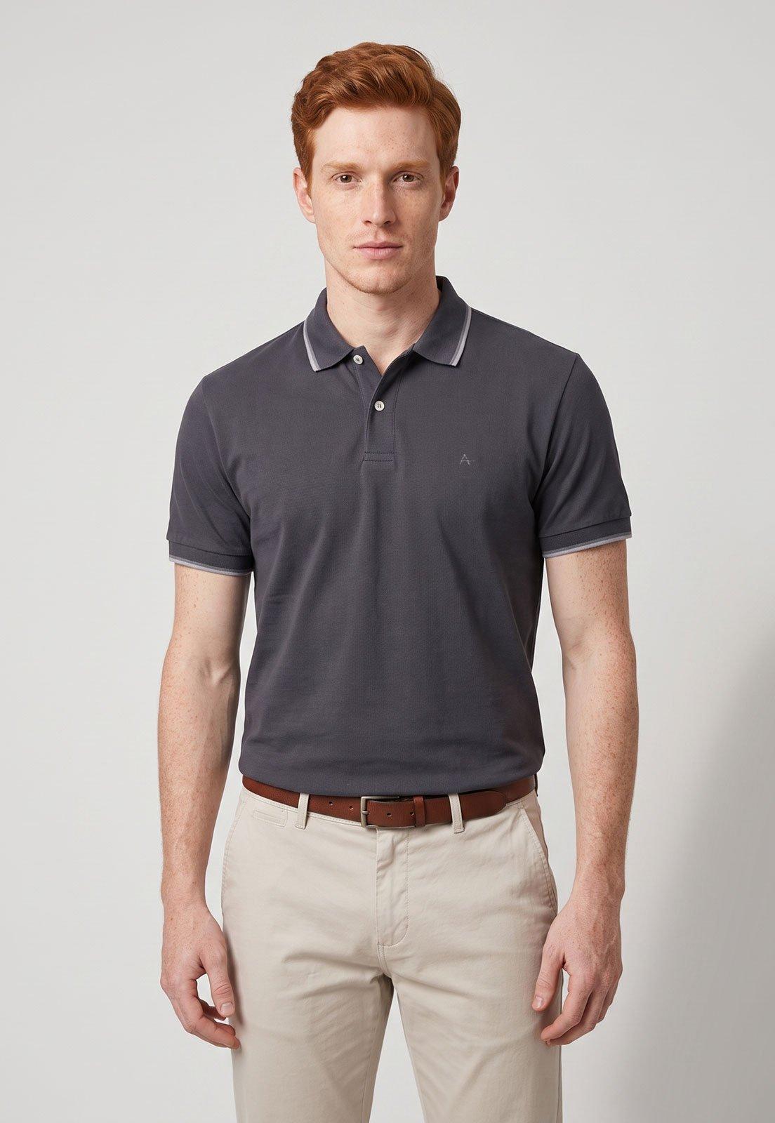 Polo Masculina Aramis Friso Azul