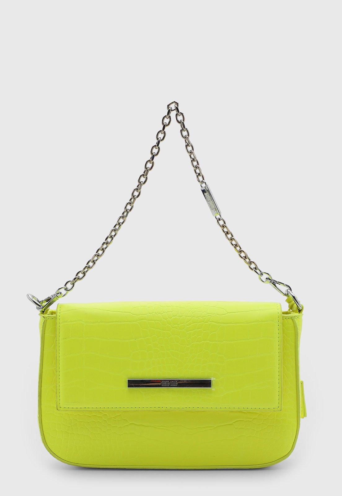 Bolsa Shoulder Santa Lolla Retangular Neon Amarela