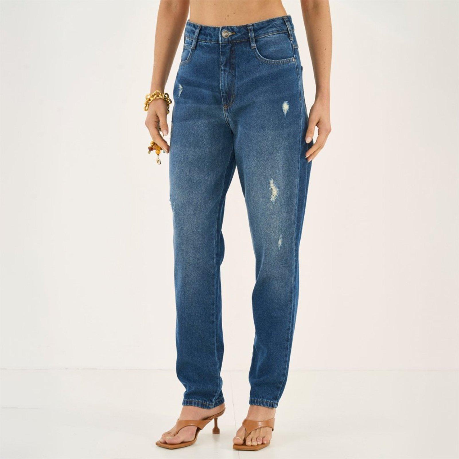 Calça Jeans Colcci Bruna Scratch Ou26 Azul Feminino