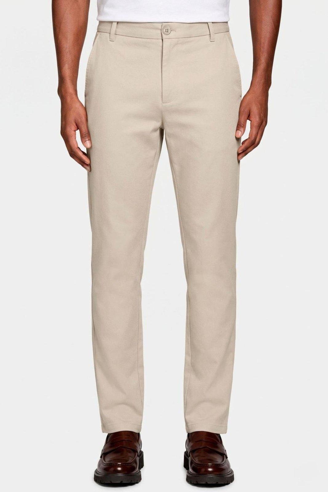 Calça Aramis Chino Clássica Slim Travel Areia