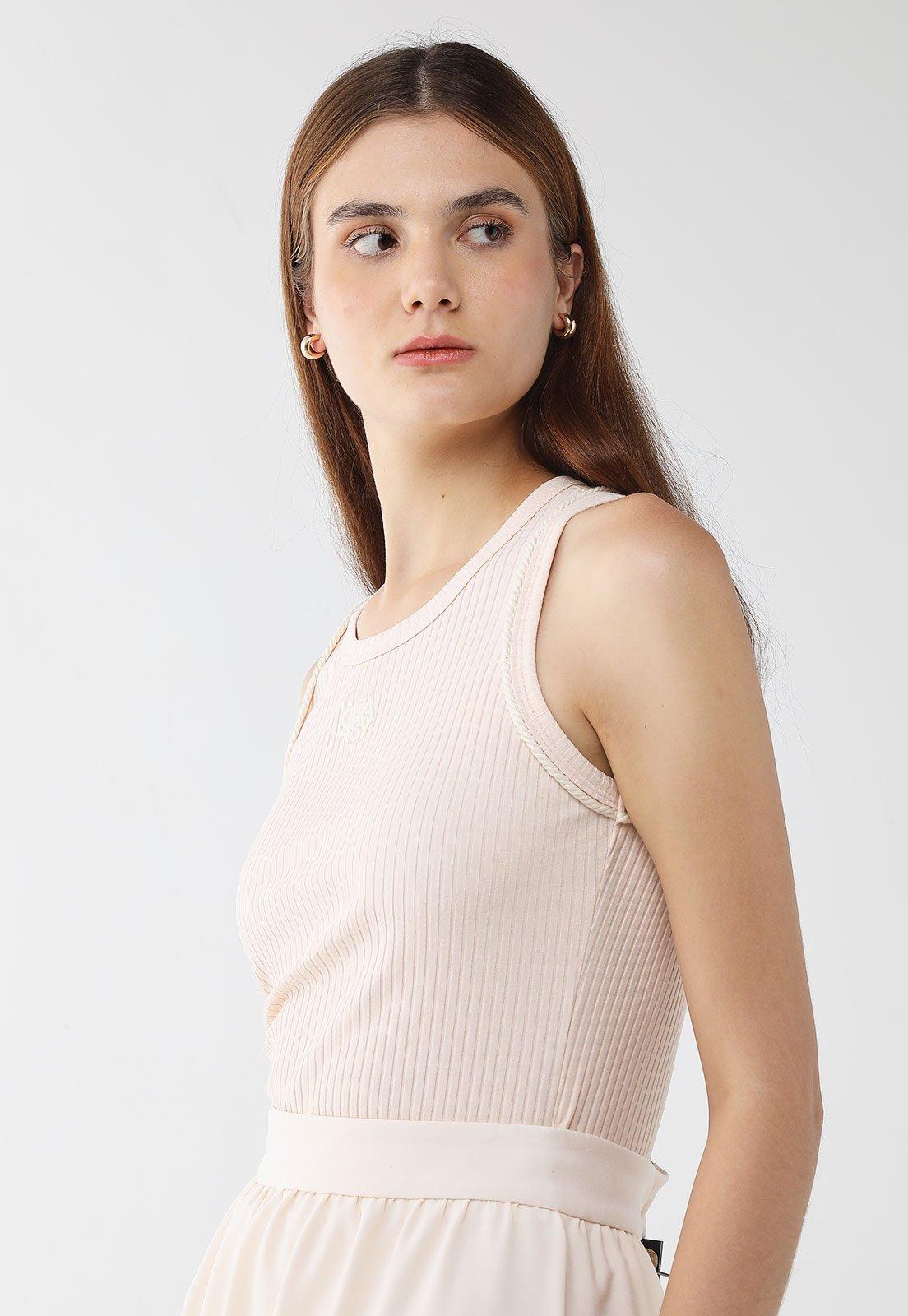 Regata Feminina Lança Perfume Nadador Rosa