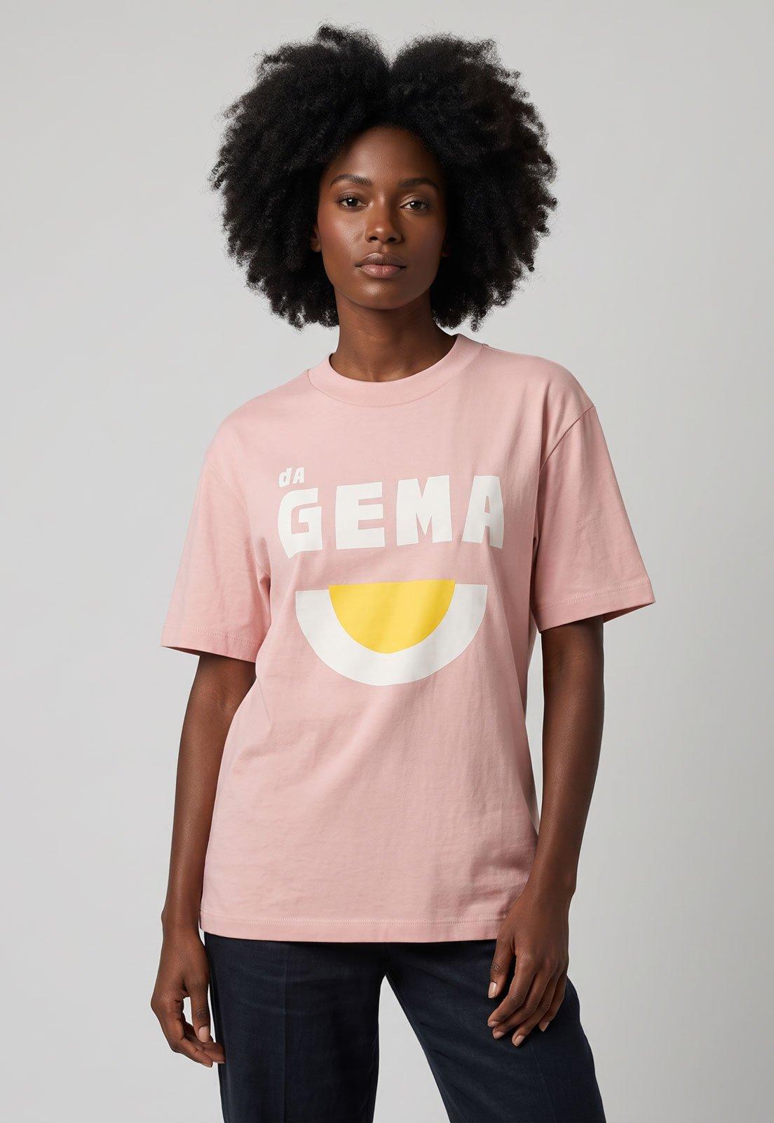 Camiseta Feminina FARM Da Gema Rosa