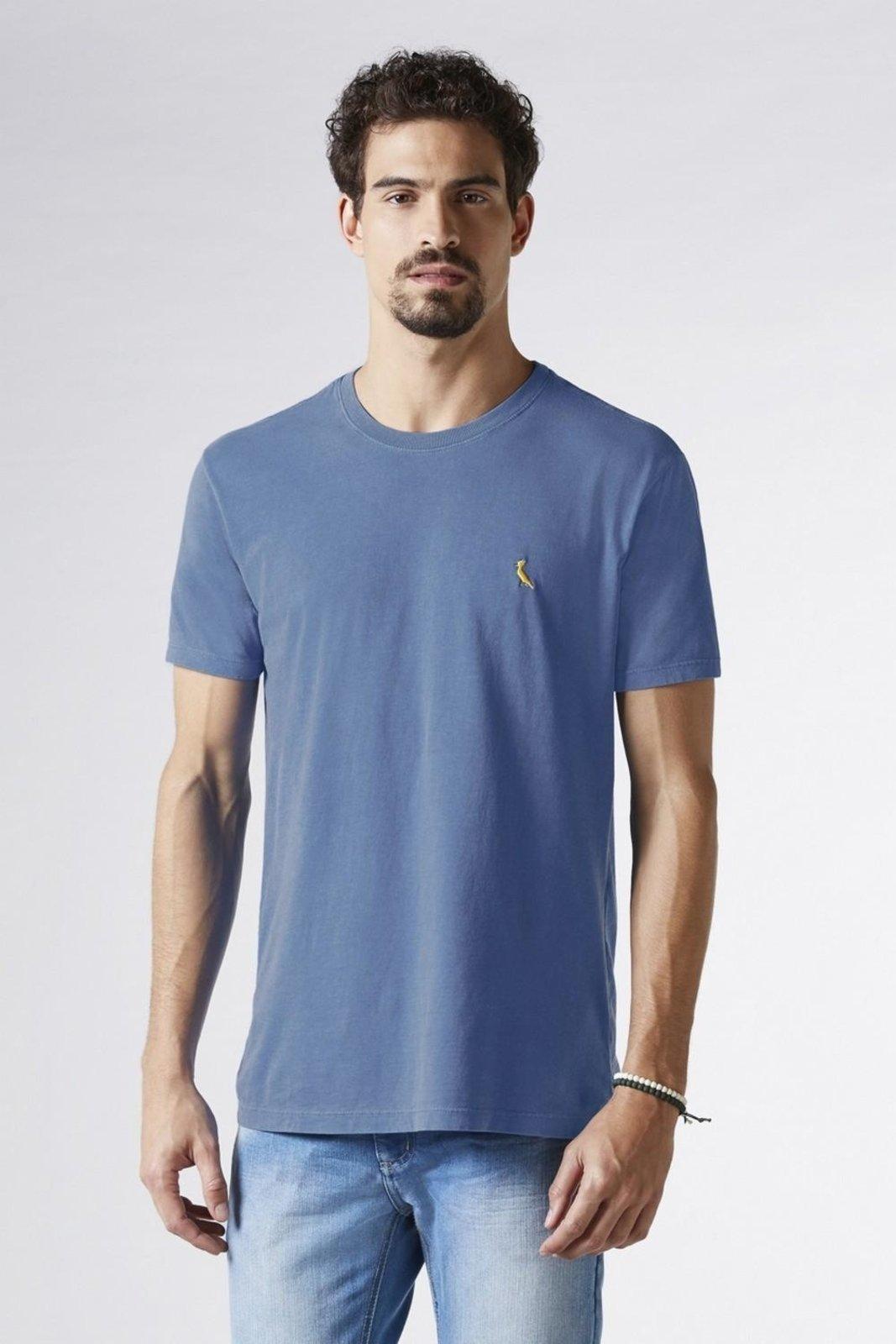 Camiseta Pra Torcer Pica Pau Bordado Reserva Azul