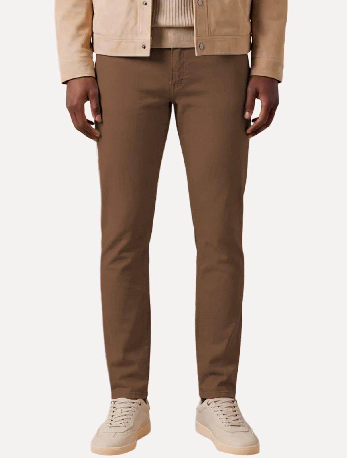 Calça Reserva Jeans Masculina Slim Color Marrom Escuro