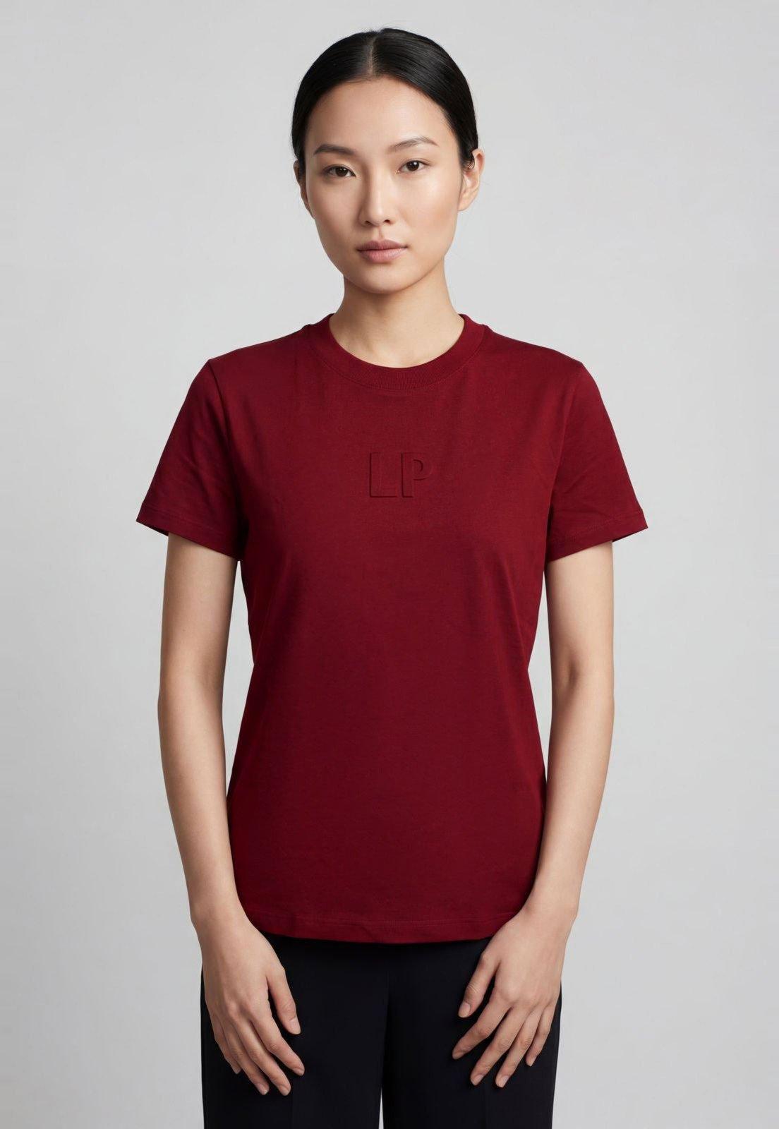 Camiseta Feminina Lança Perfume Logo Vermelha