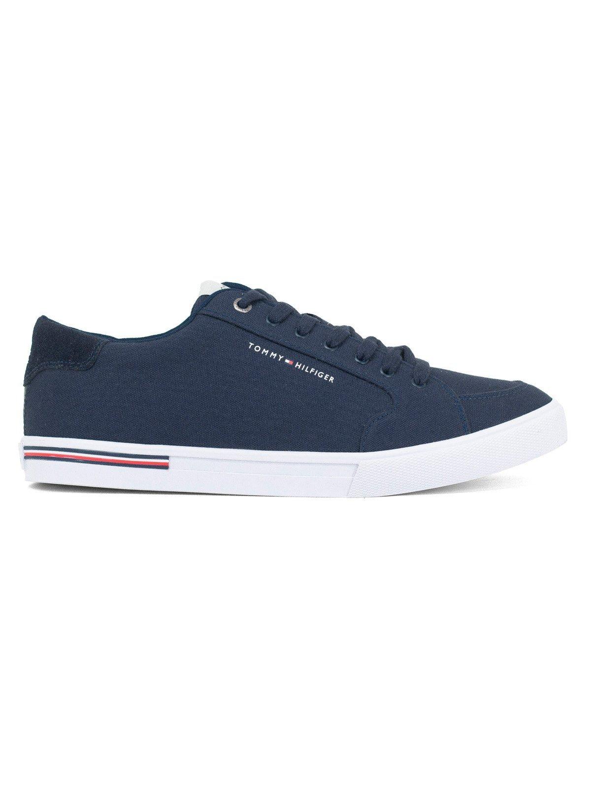 Tênis Masculino Tommy Hilfiger Casual New Harrington Confortável Azul Desert Sky