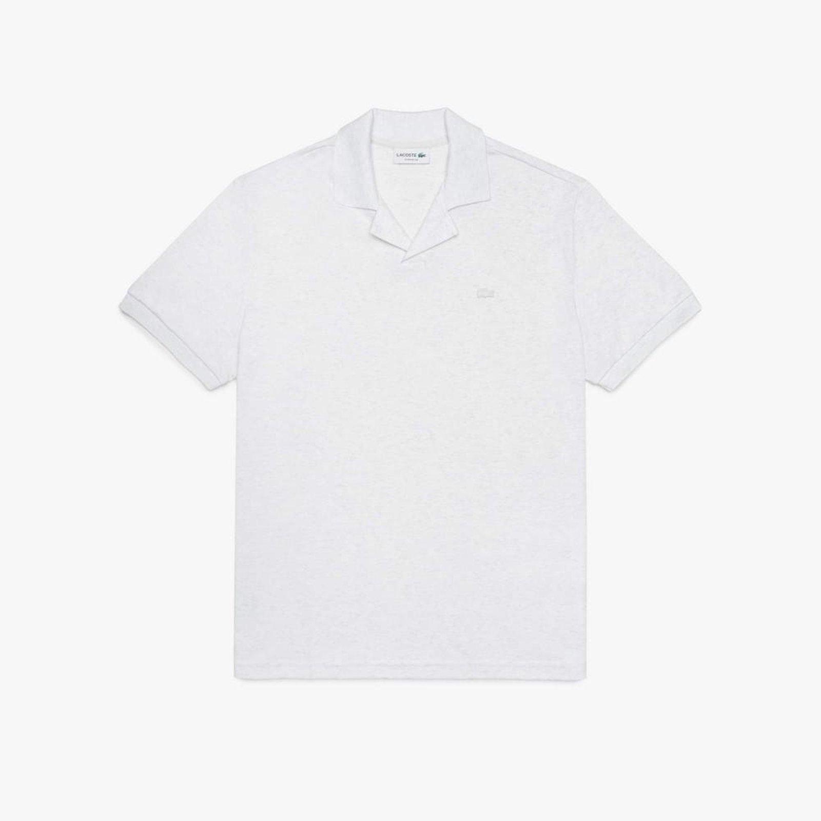 Polo Entrelaçada de Caimento Clássico Off-white