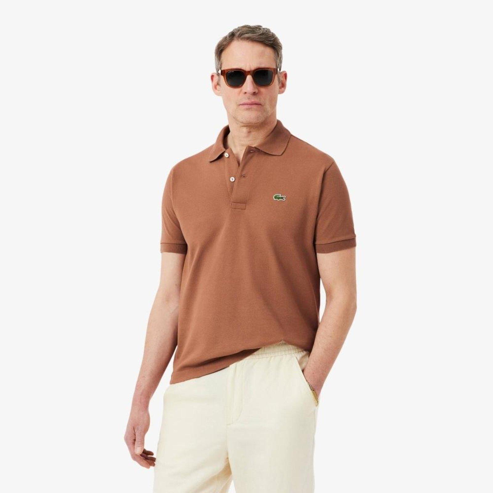 Camisa polo de caimento clássico Original L.12.11 Marrom