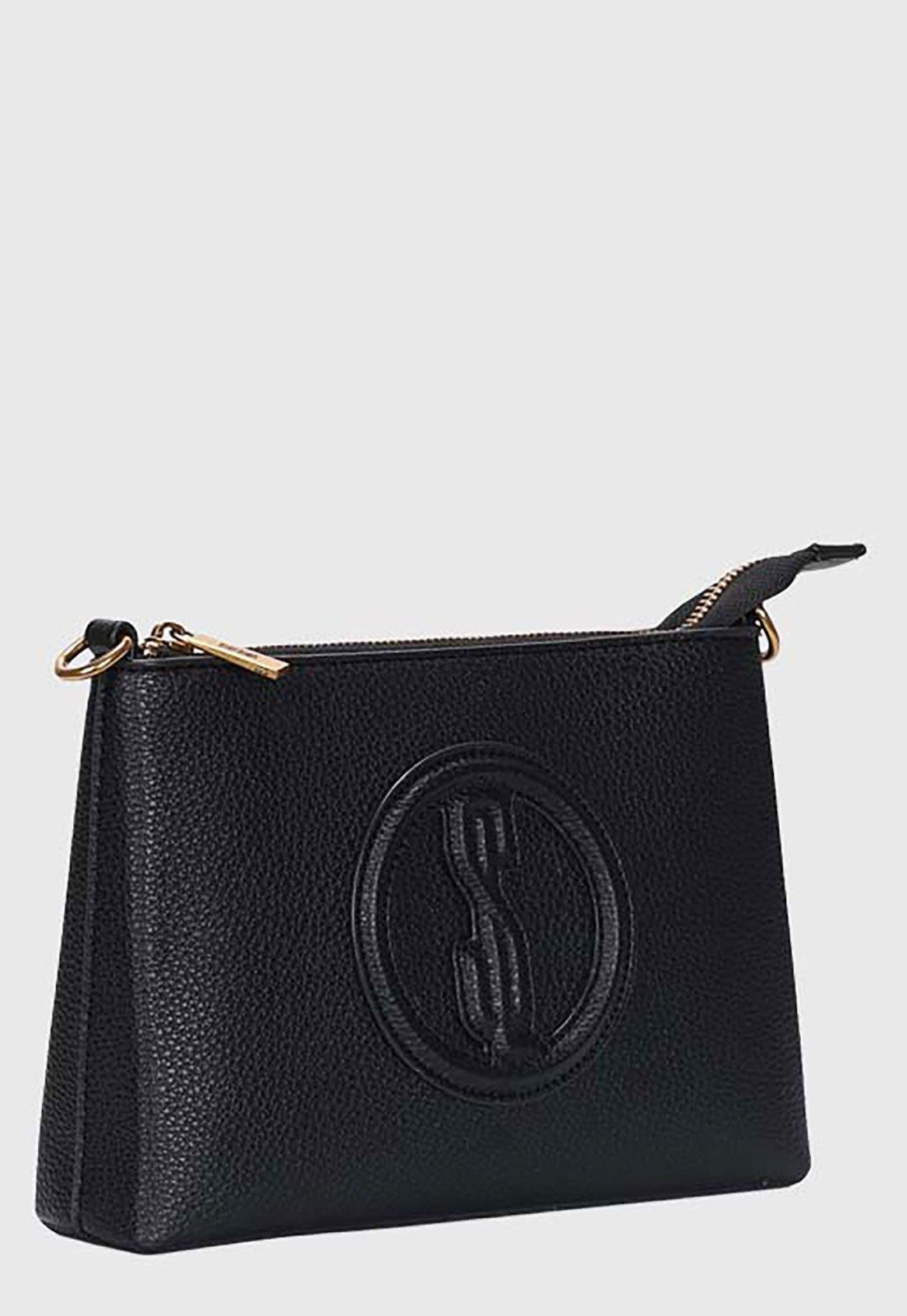 Bolsa Feminina Santa Lolla Pequena Logo Preta