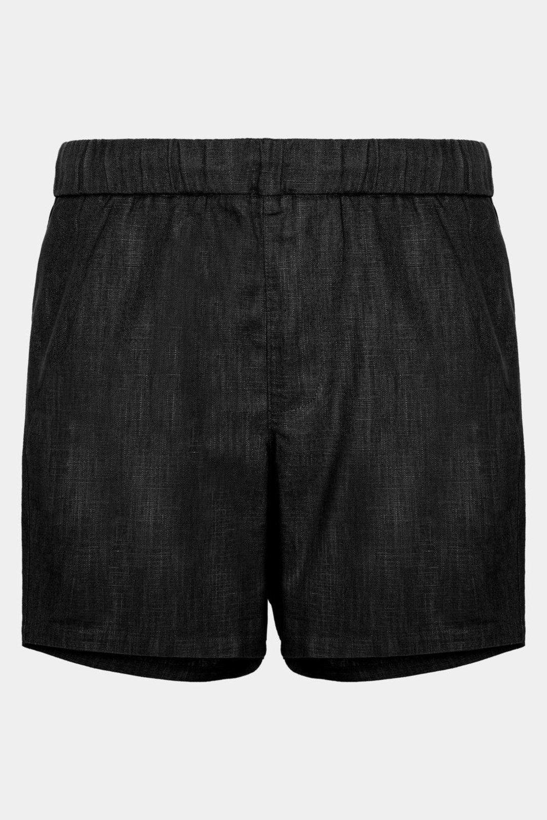Bermuda Aramis Algodão Com Elastico Rústica Preto