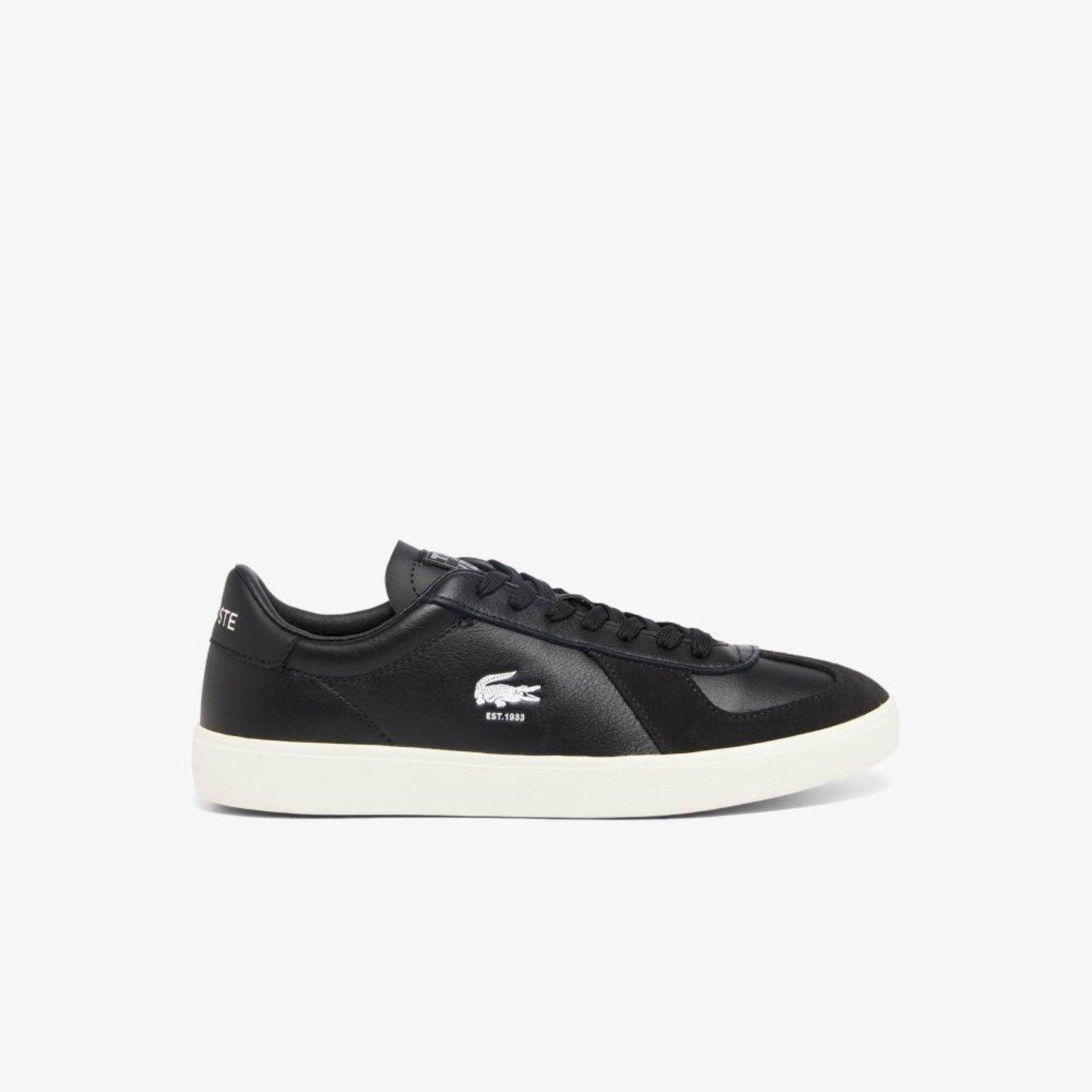 Tênis Lacoste Masculino Baseshot Pro de couro Preto