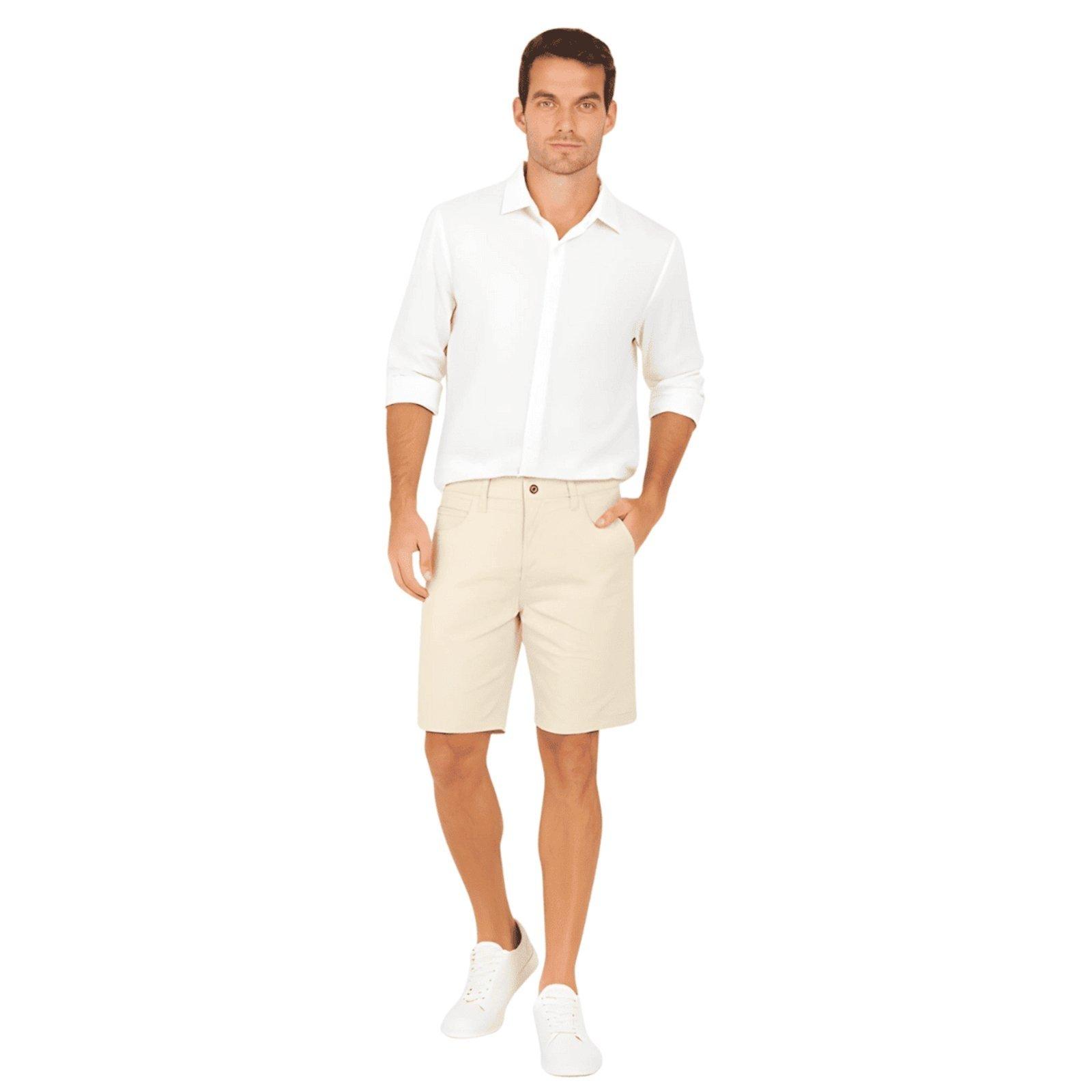 Bermuda Masculina De Sarja Davi Colcci