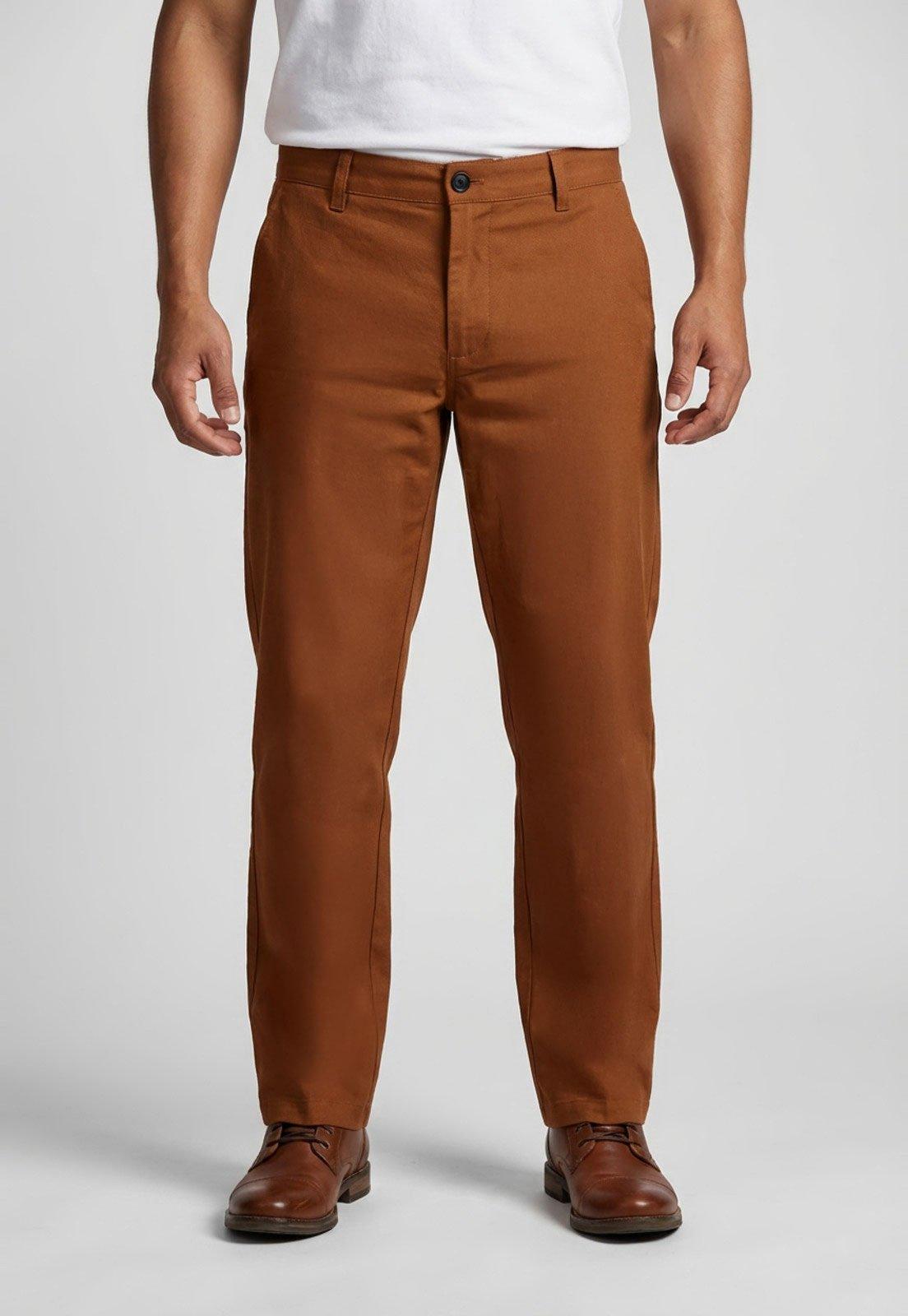 Calça Masculina Colcci Reta Caramelo