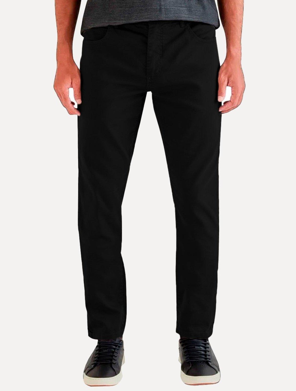 Calça Reserva Jeans Masculina Slim Color Preto