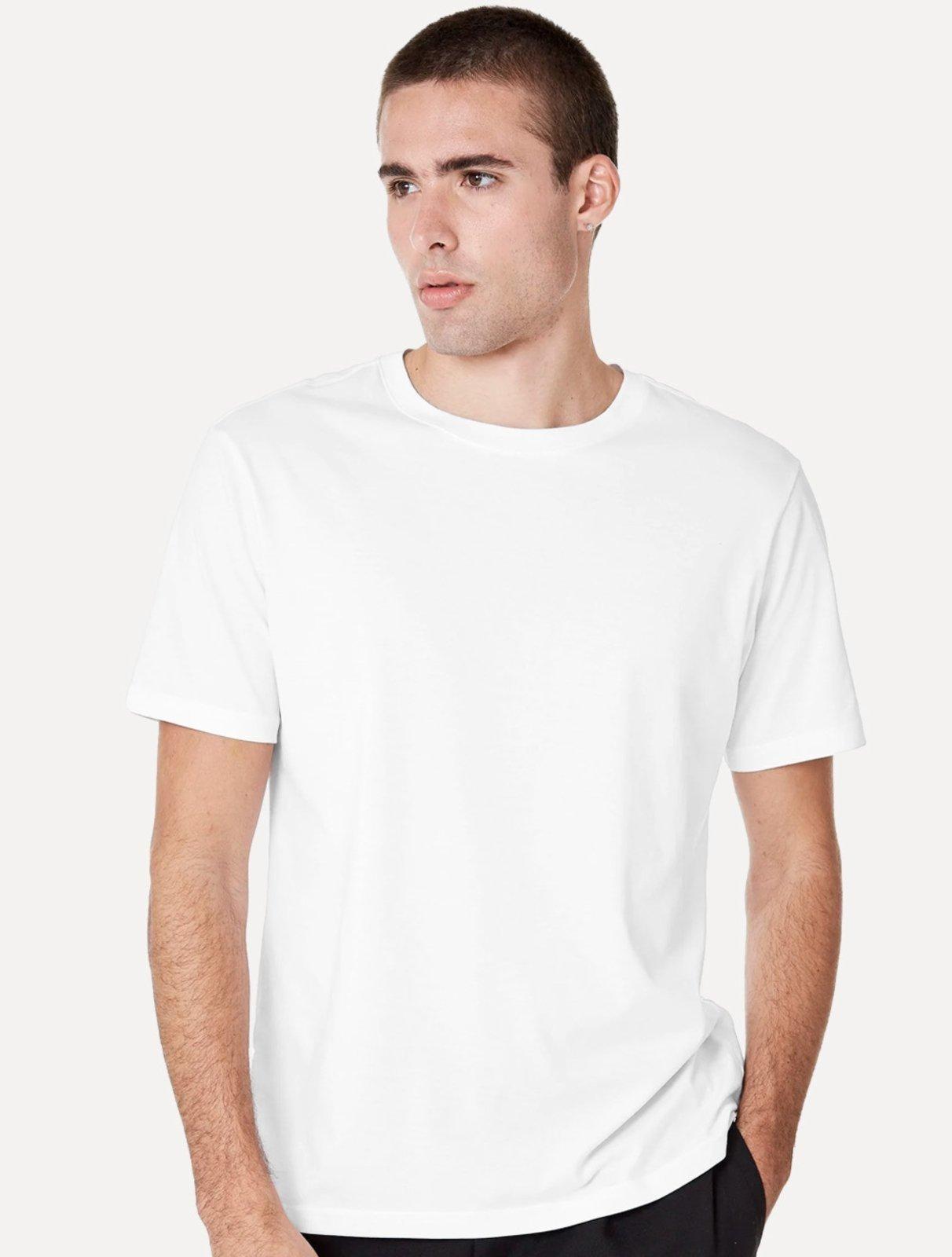 Camiseta John John Masculina Regular Fit Pima Cotton Branca