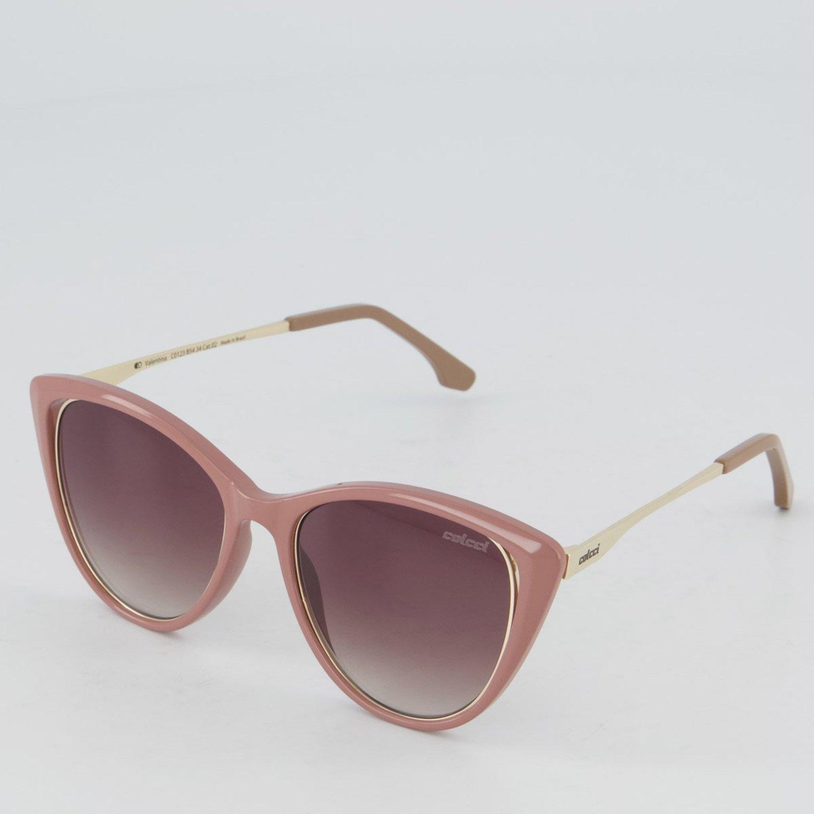 Óculos de Sol Colcci Valentina Rosa e Marrom