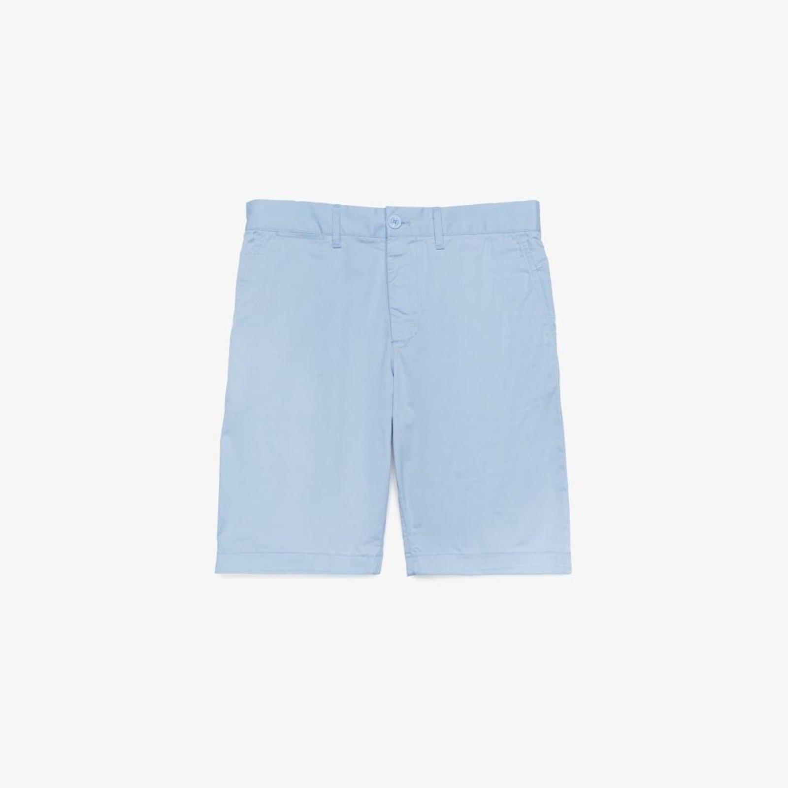 Bermuda Chino Slim Fit em Algodão Stretch Azul Capri - 52 Azul