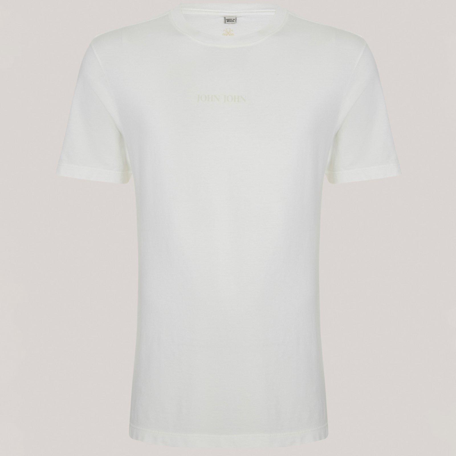 Camiseta John John Regular Clean In25 Off White Masculino