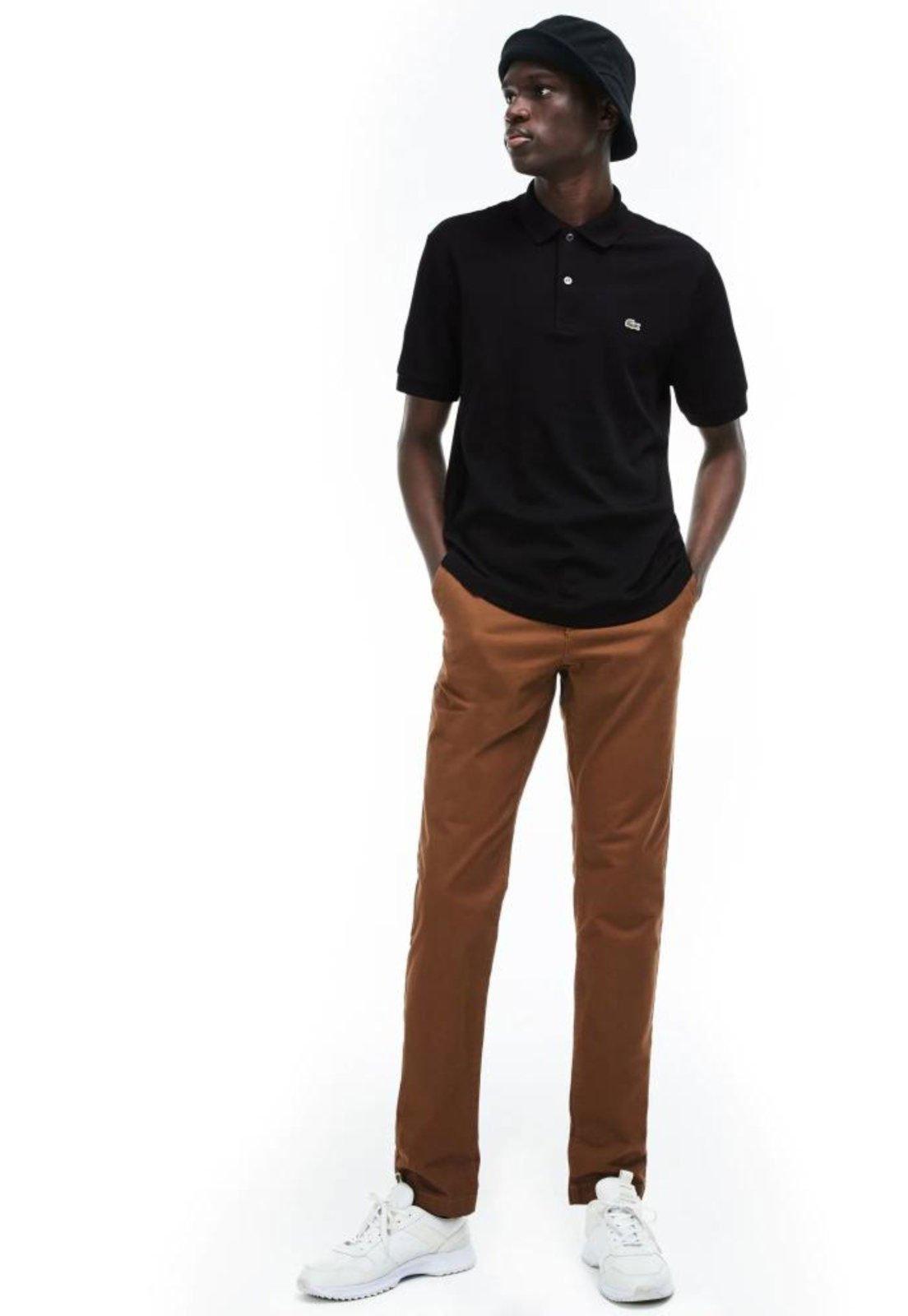 Polo masculina Regular Fit em algodão leve